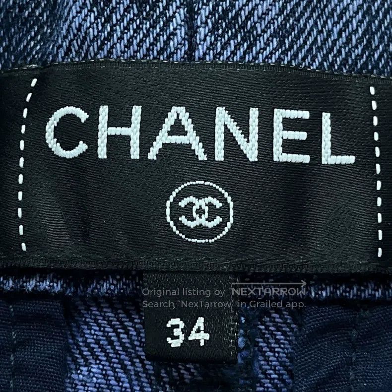 Chanel Chanel 22B washed denim jeans Size 42" / US 20 - 3 Thumbnail