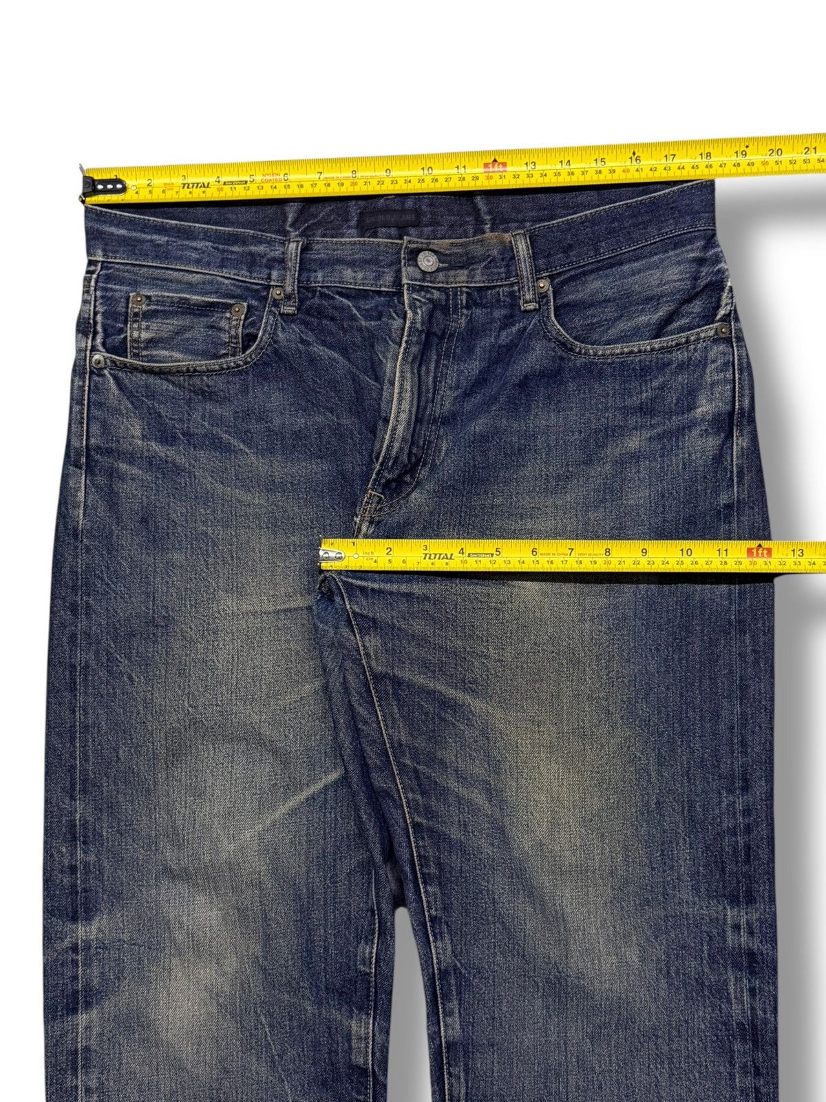 Uniqlo Vintage Uniqlo Jeans Selvedge Denim Japan | Vintage Faded 36 Size US 36 / EU 52 - 17 Thumbnail