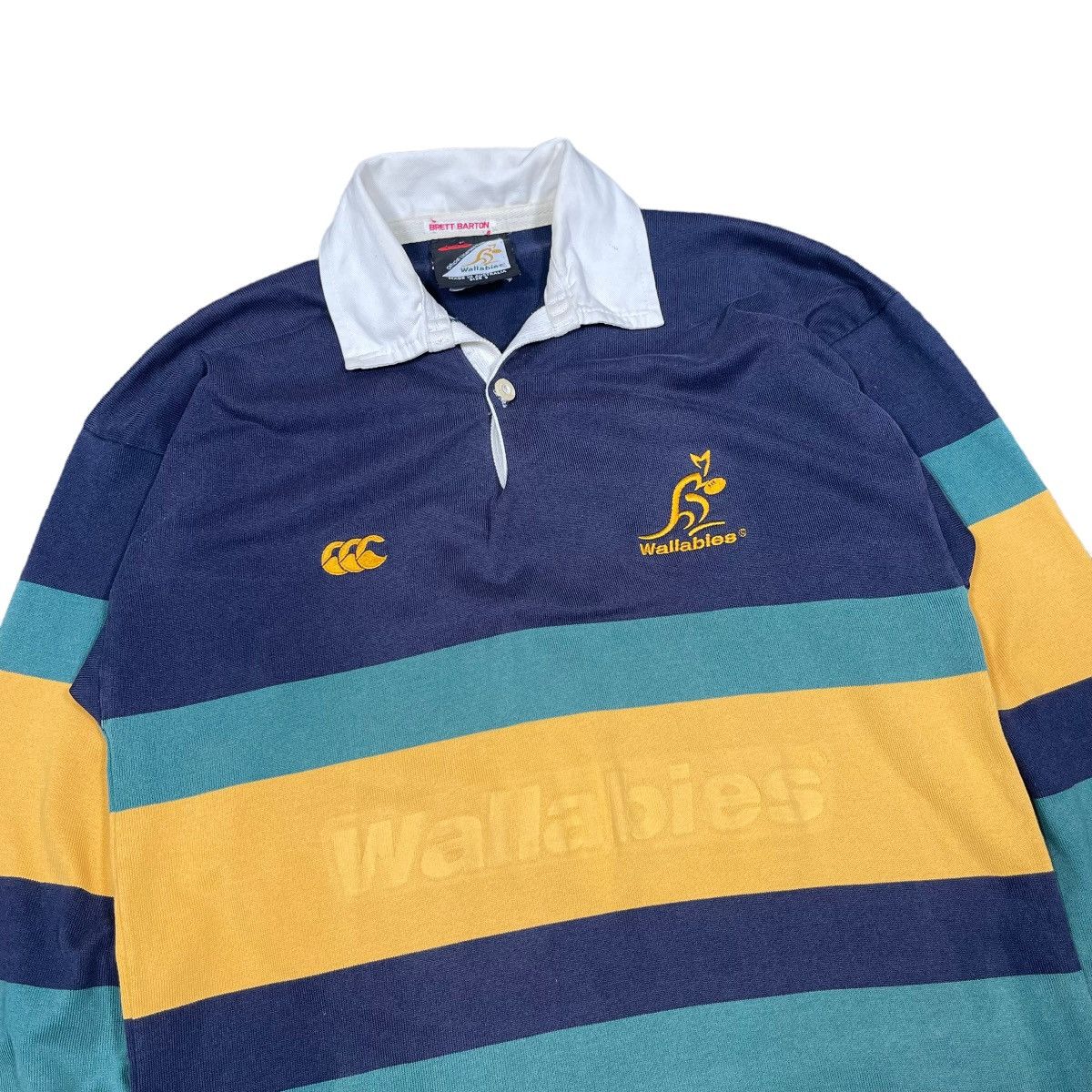 Canterbury of New Zealand Wallabies Australia Canterbury Vintage2001 Polo Rugby Jersey Size US S / EU 44-46 / 1 - 3 Thumbnail