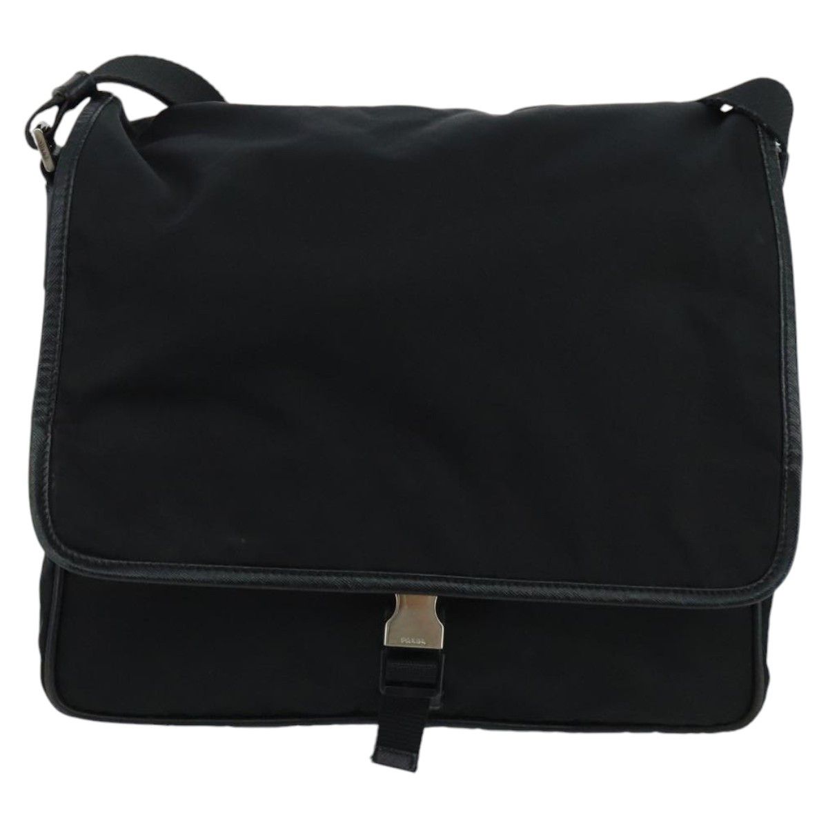 Prada Tessuto Black Synthetic Shoulder Bag (Pre-Owned) Size ONE SIZE - 1 Thumbnail