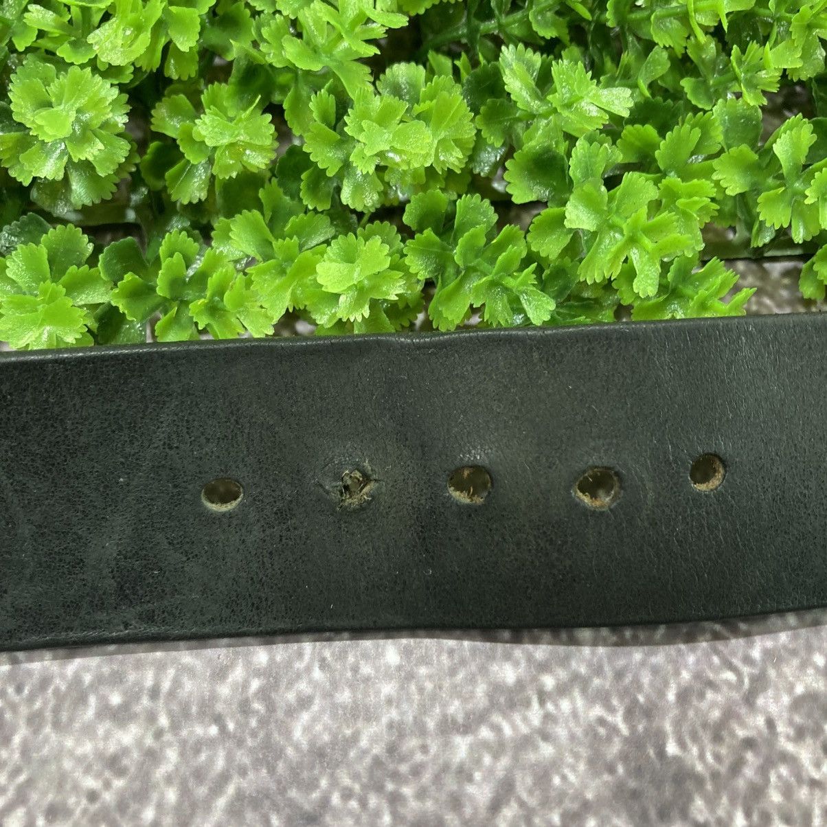 Undercover UNDERCOVER Jun Takahashi Leather Belt Black Silver Buckle Size ONE SIZE - 9 Thumbnail
