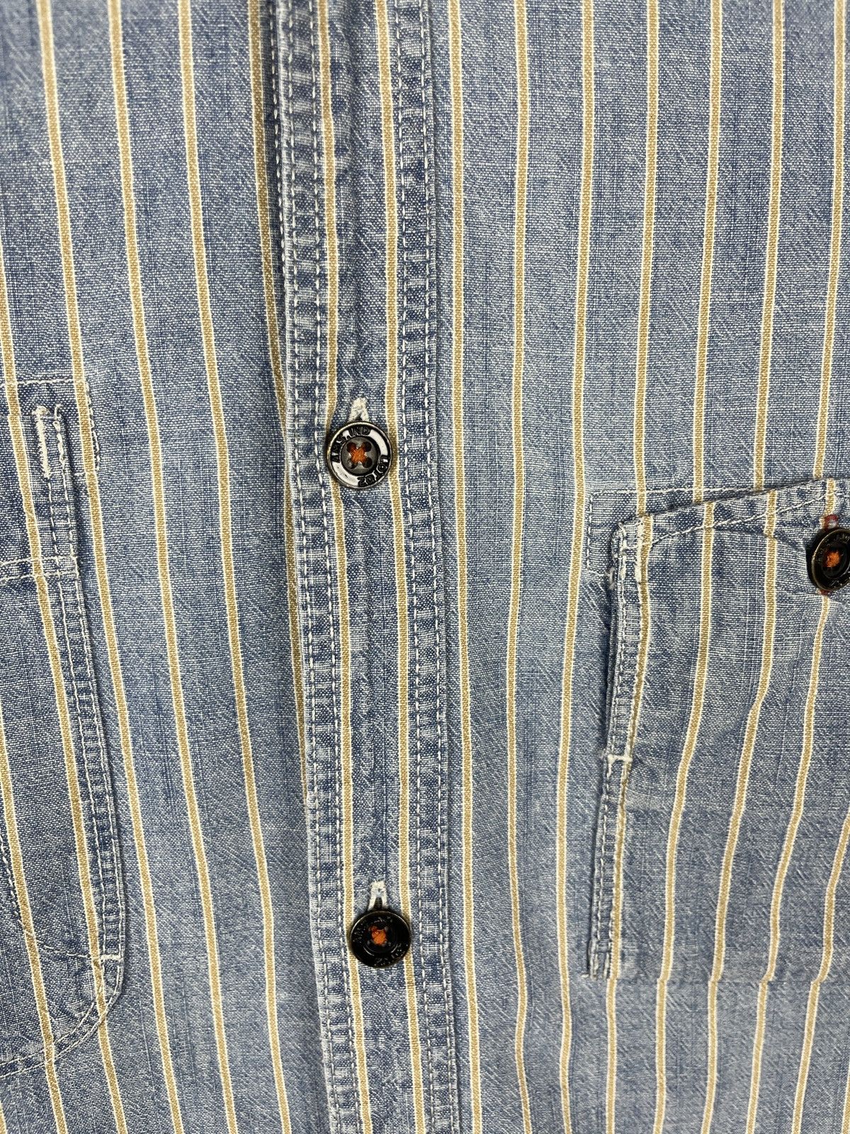 Scotch & Soda Scotch & Soda Rise’n Shine denim striped faded distressed Size US M / EU 48-50 / 2 - 8 Thumbnail