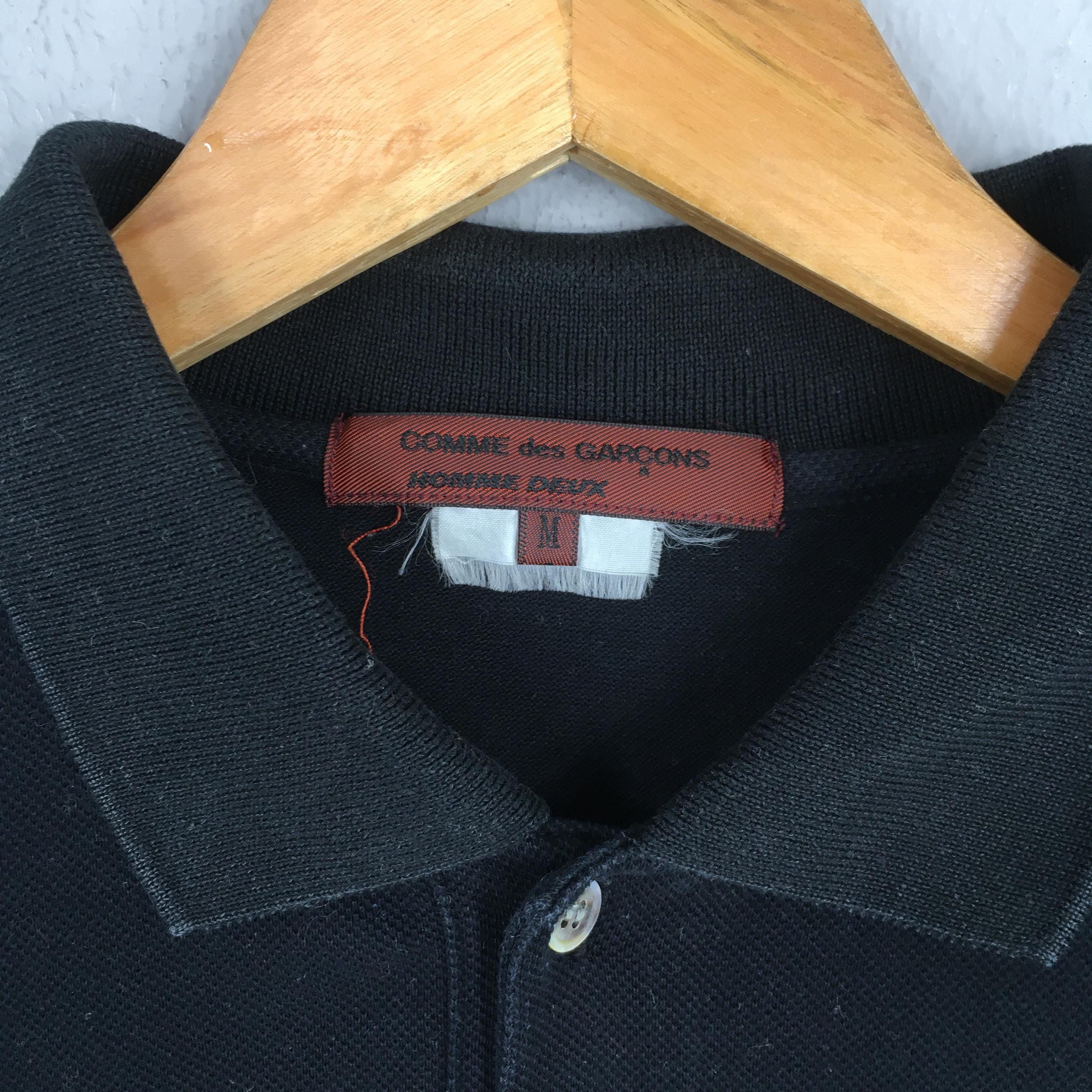 Comme des Garcons Vintage Comme Des Garcons Black Homme Deux Shirt Medium Size US M / EU 48-50 / 2 - 4 Thumbnail