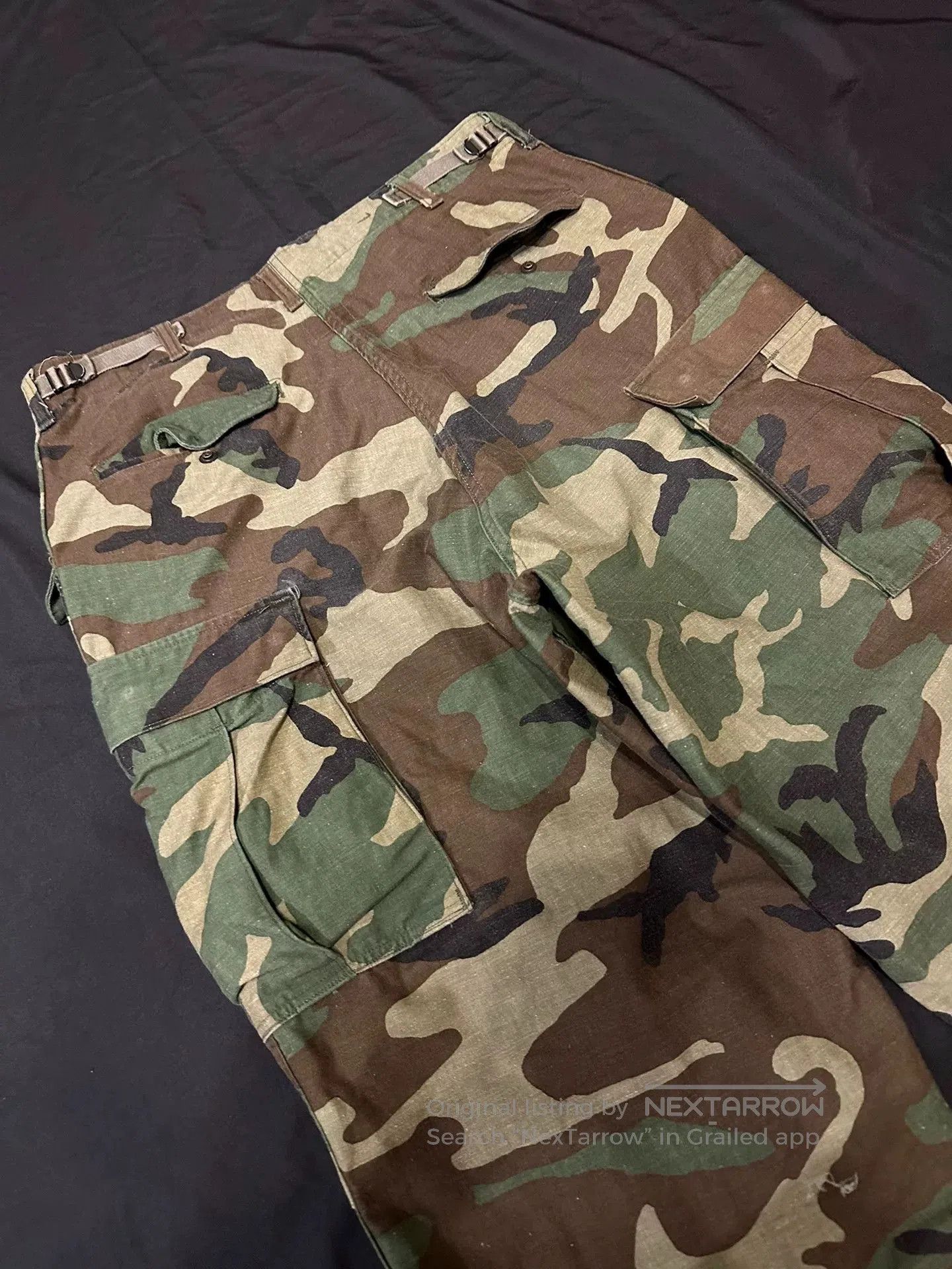 Vintage Vintage 80s M65 Camo Cargo Pants. Size US 28 / EU 44 - 9 Thumbnail