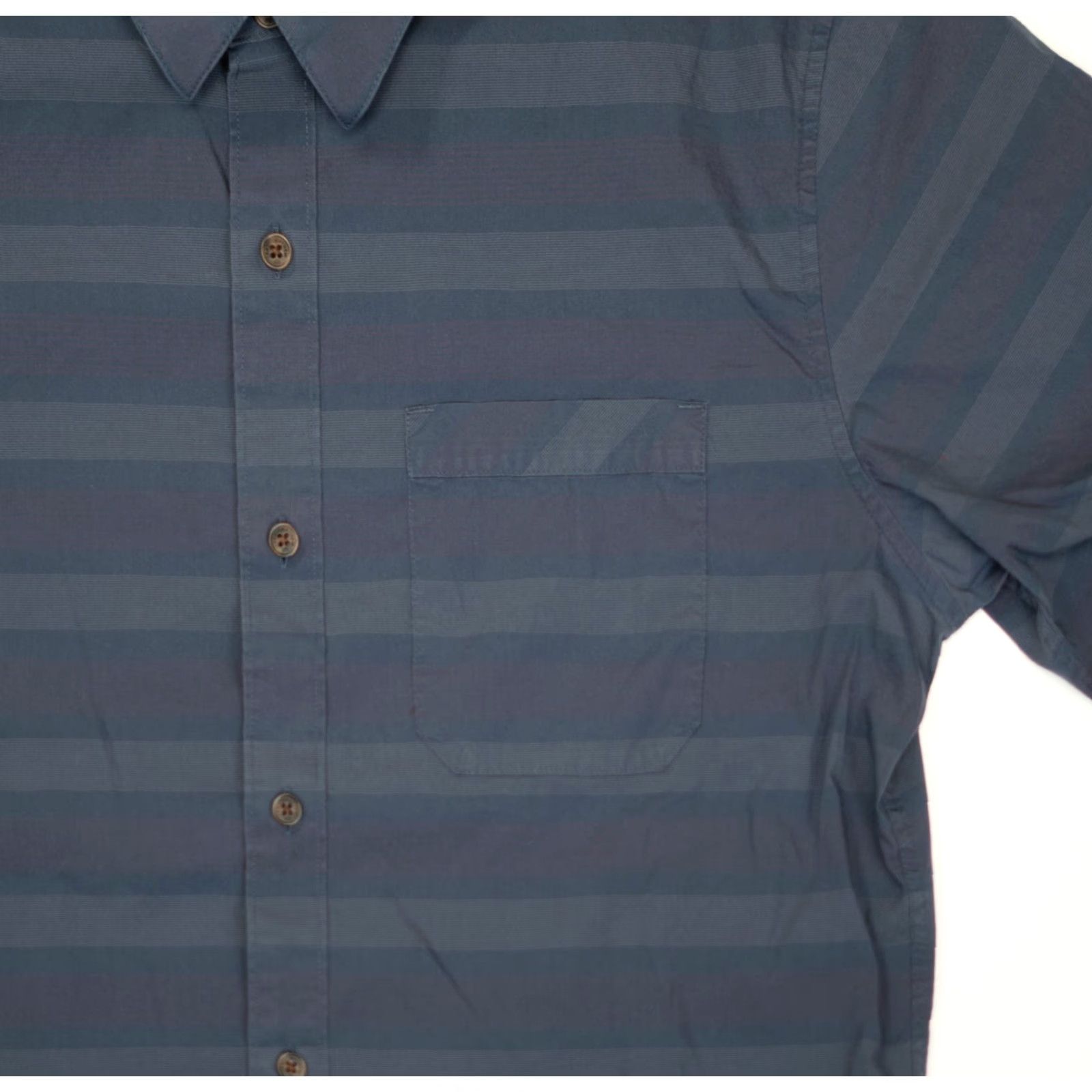 TravisMathew Travis Mathew Shirt Mens M Performance Golf Button Up Polo Stripe Short Sleeve Blue Size US M / EU 48-50 / 2 - 4 Thumbnail