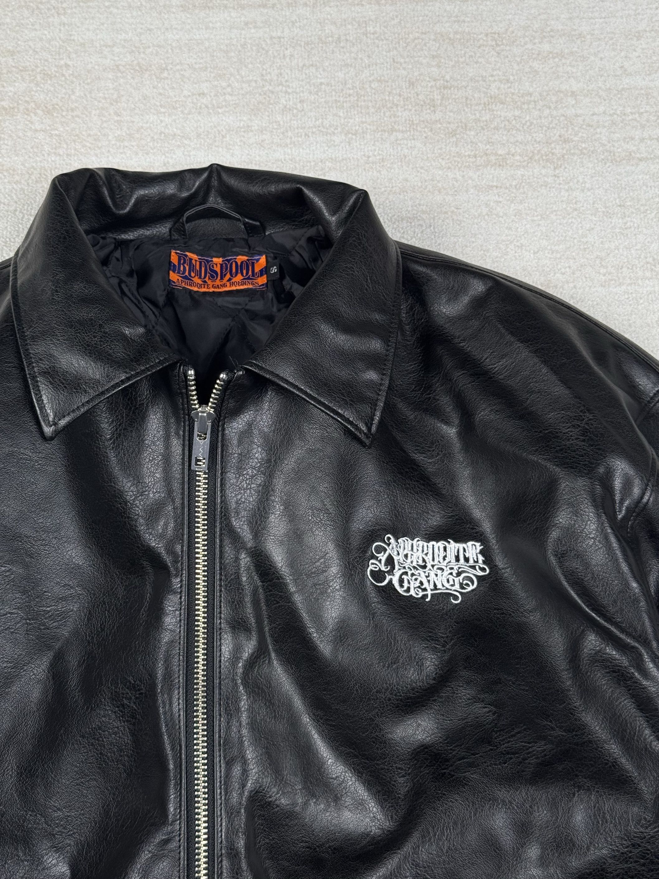 Japanese Brand BUDSPOOL ALL DAY - FAUX LEATHER ZIP JACKET Size US S / EU 44-46 / 1 - 3 Thumbnail