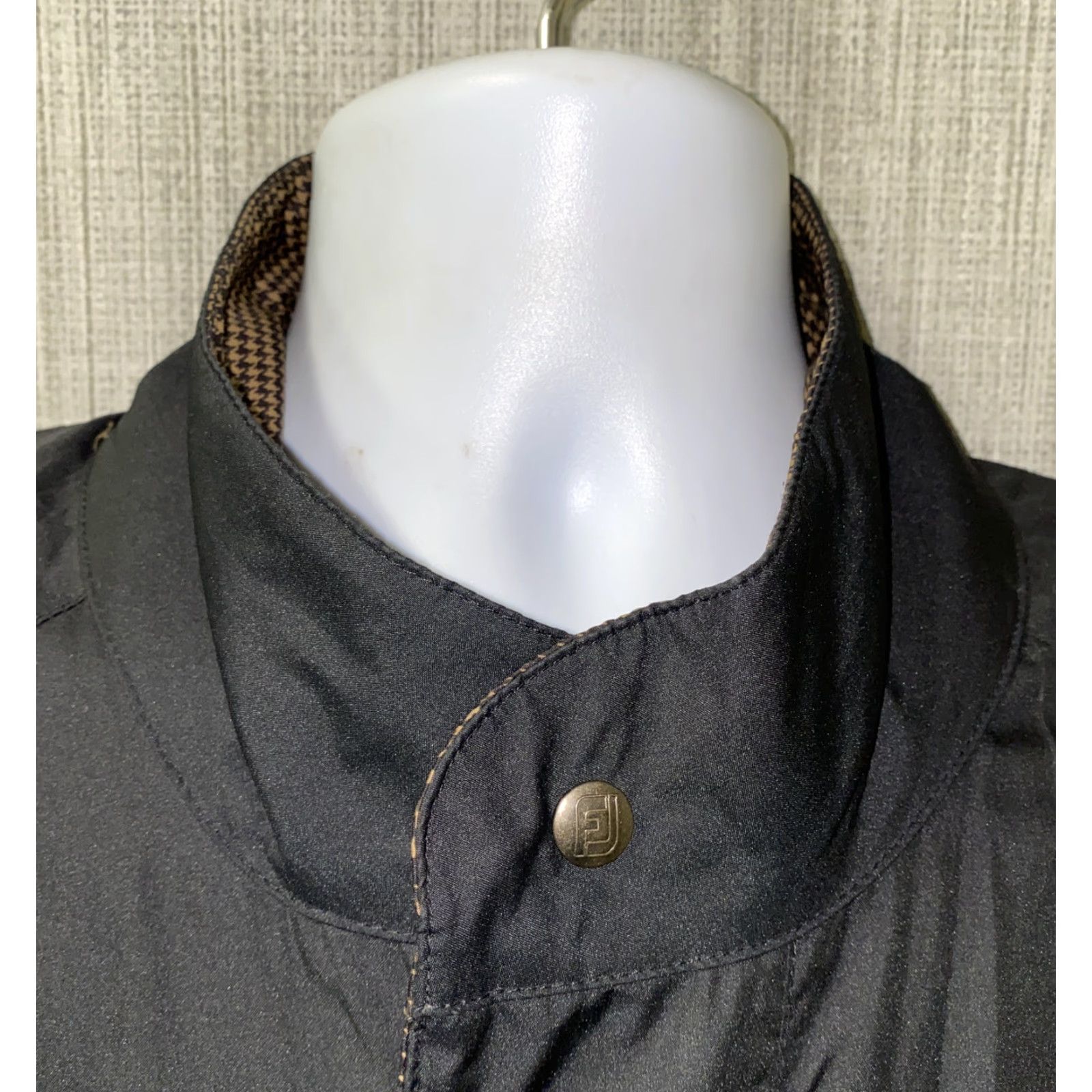 Footjoy FootJoy Jacket Windbreaker Mens Black Full Zip Golf L Size US L / EU 52-54 / 3 - 3 Thumbnail