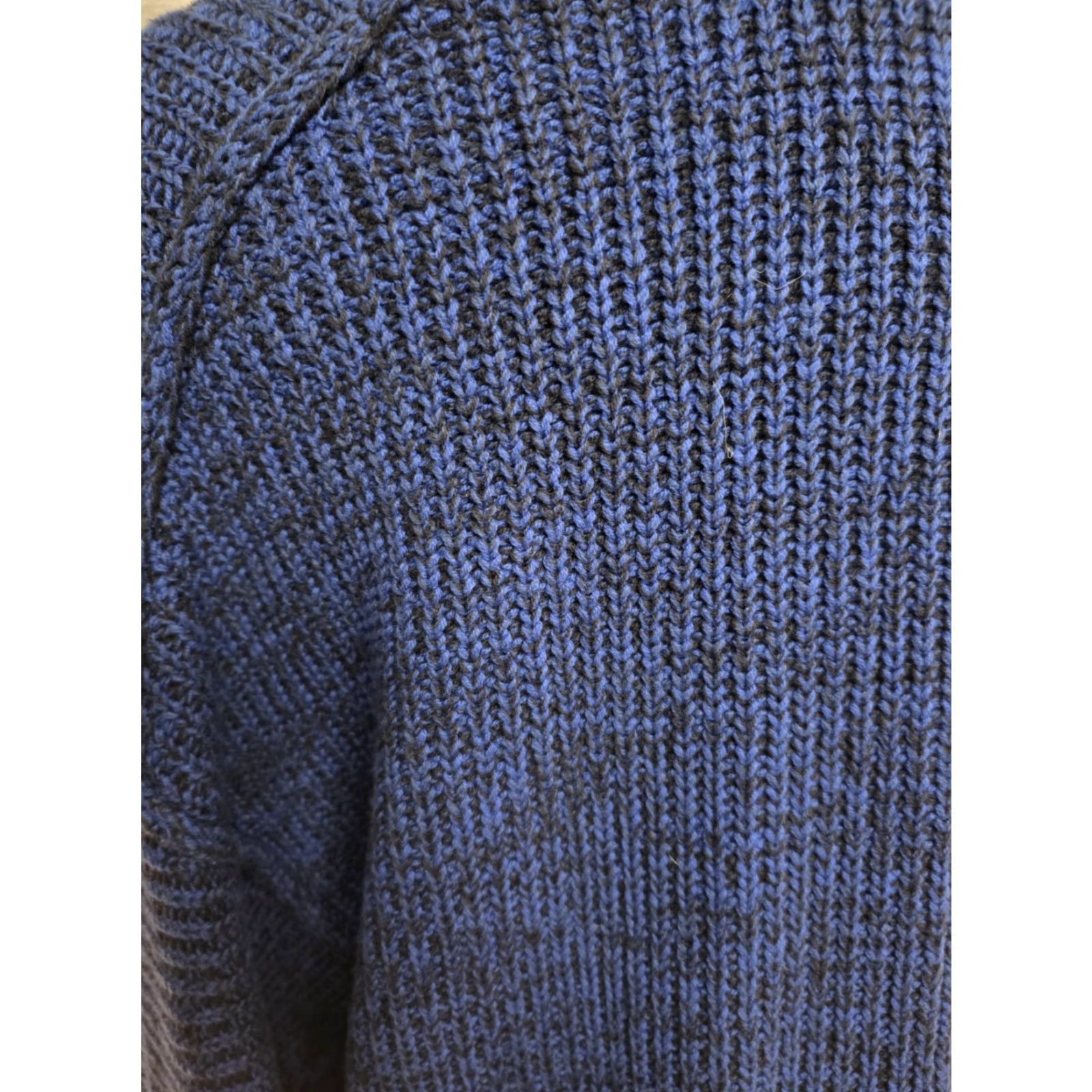Free People Free People Cardigan Sweater Women's L Blue Oversized Knit Open Heavyweight Bohemian Fashion 90s Not Applicable? Size L / US 10 / IT 46 - 4 Thumbnail