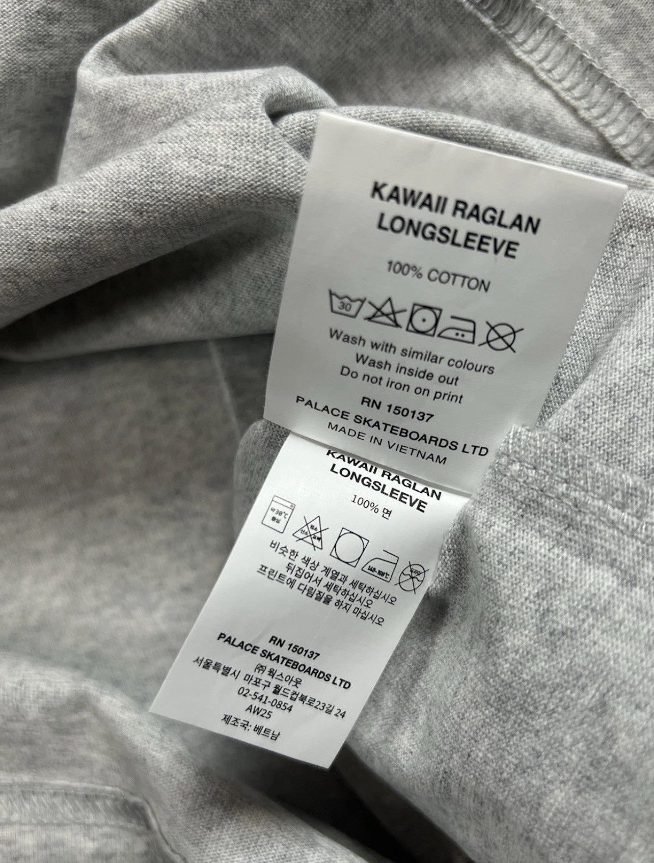 Palace Palace FW25 Kawaii Raglan Longsleeve Tee Size US S / EU 44-46 / 1 - 6 Thumbnail