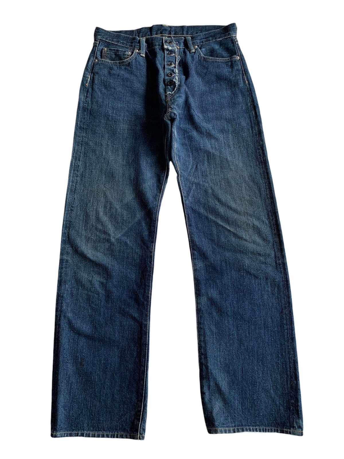 Japanese Brand × Jean BORN FREE 30TH ANNIVERSARY JAPANESE SELVEDGE DENIM Size US 31 - 5 Thumbnail
