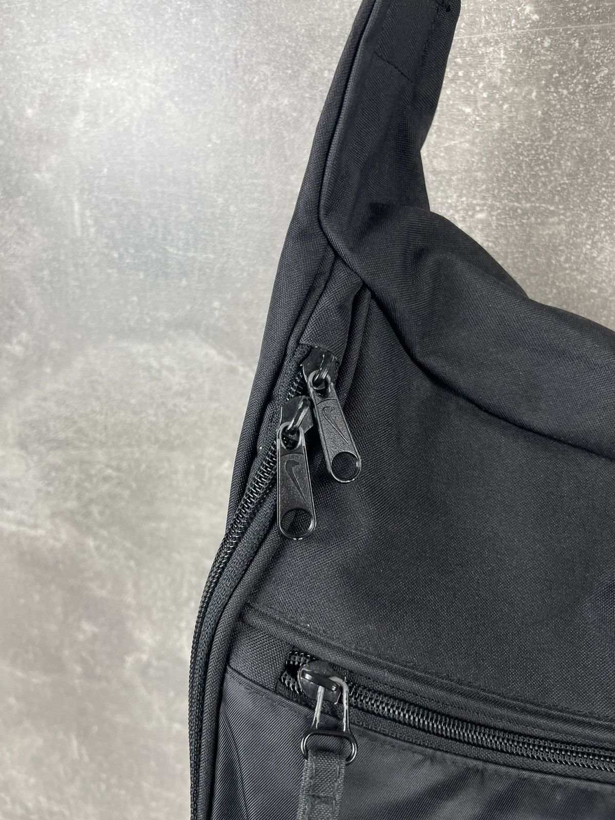 Nike Black Nylon Bag Tote Crossbody Sports Travel Gym