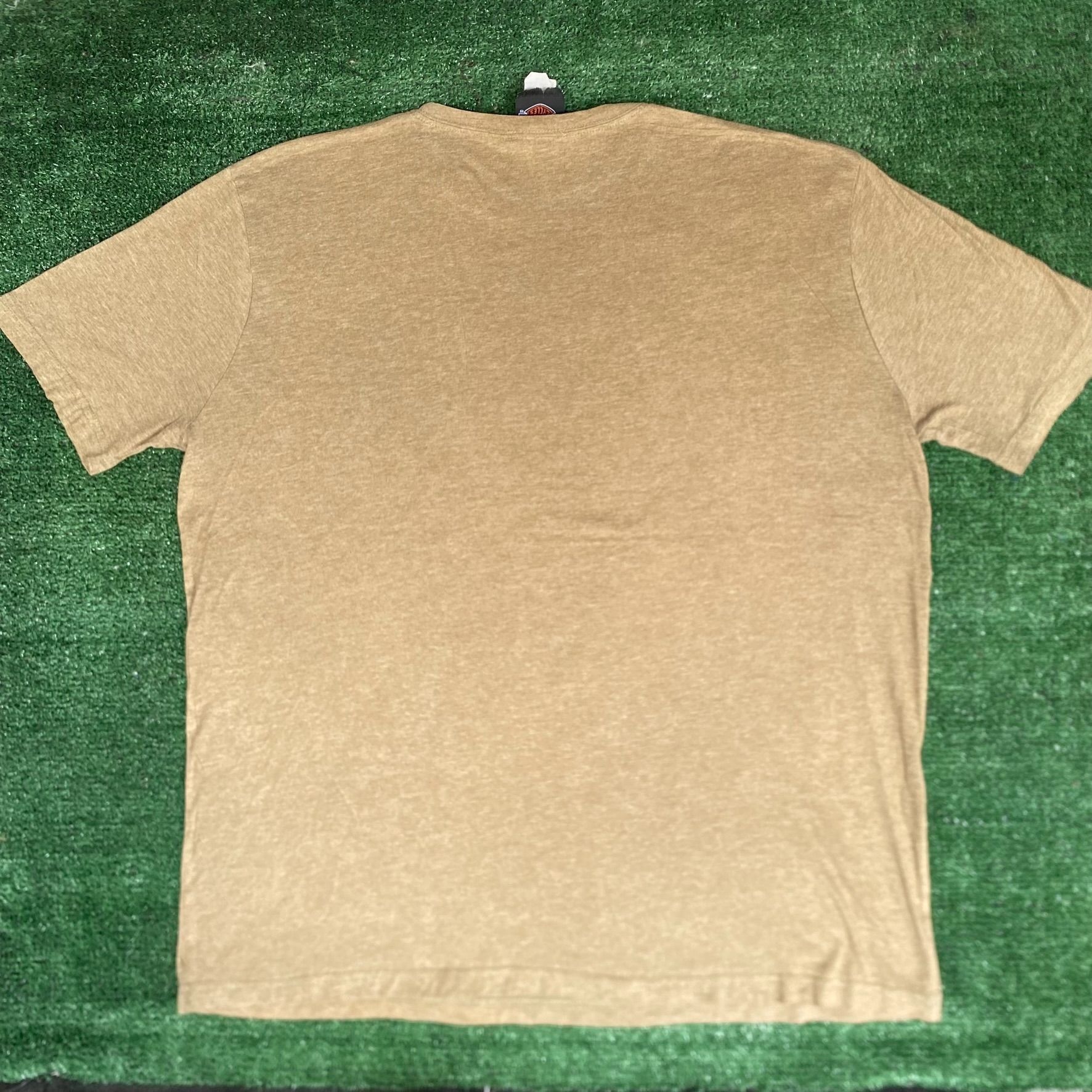 Harley Davidson Vintage Y2K Harley Davidson Shirt Biker Logo AOP Tan Tee Size US XL / EU 56 / 4 - 5 Thumbnail