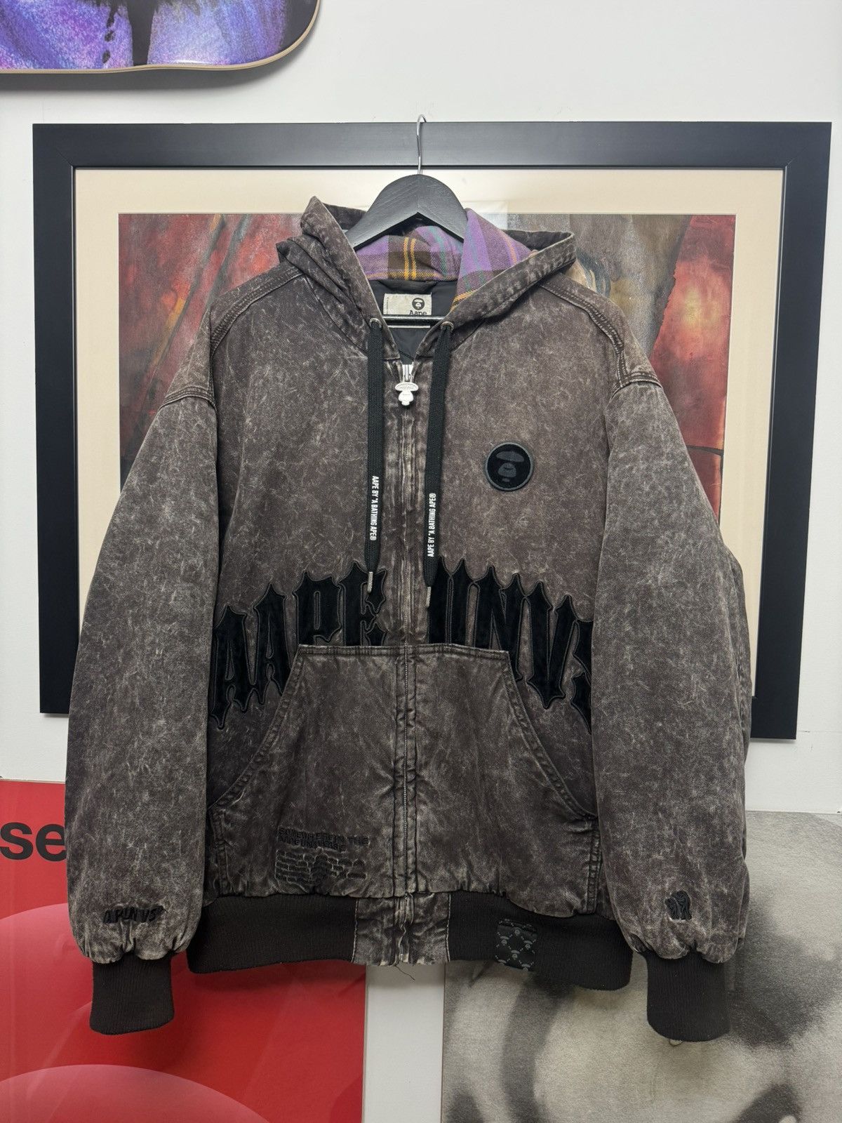 A Bathing Ape Aape Rare Active Jacket Washed Japanese Hype
