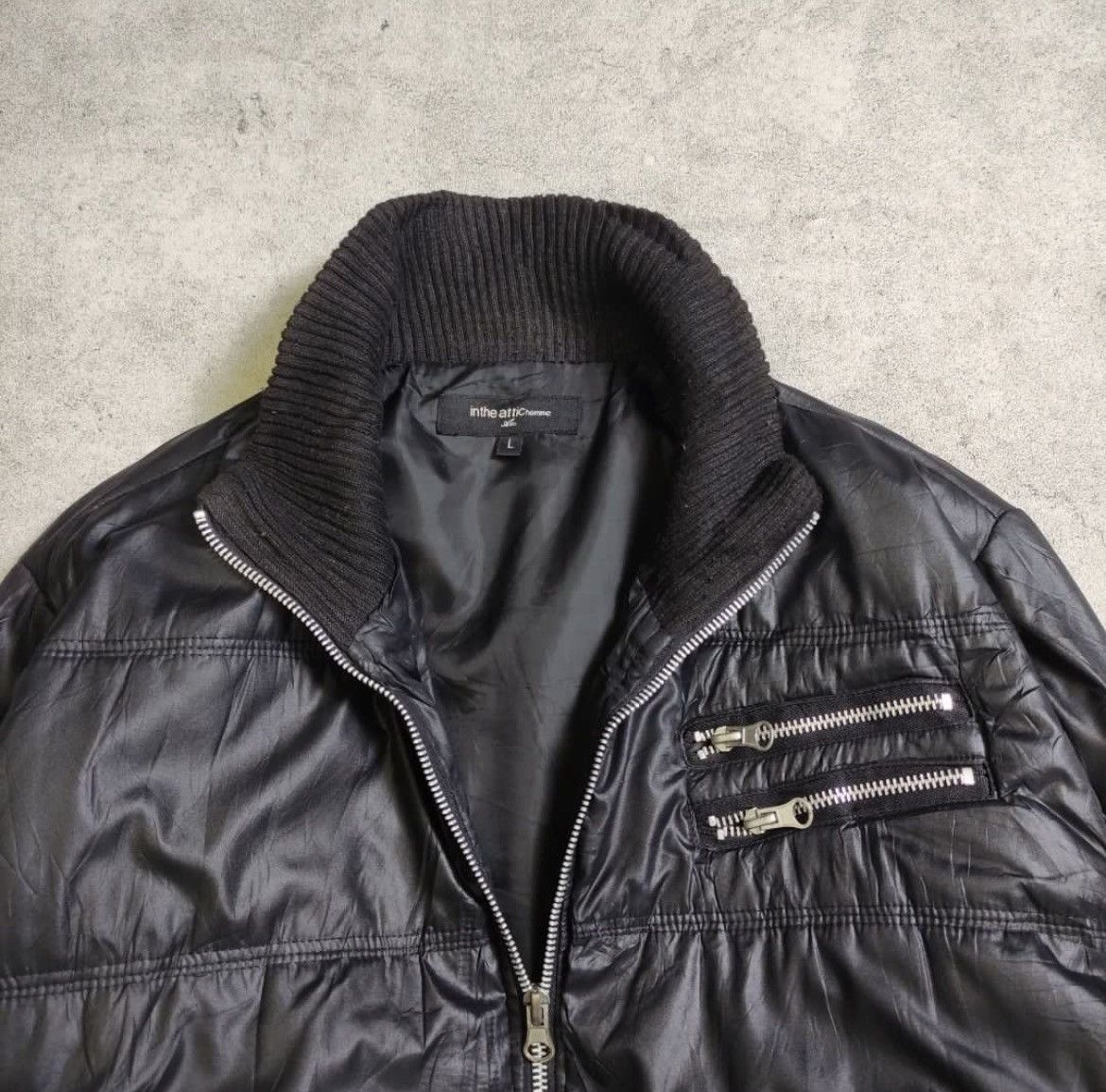 If Six Was Nine × In The Attic × Le Grande Bleu (L.G.B.) In The Attic Multi Zipper Punk Jacket Size US L / EU 52-54 / 3 - 3 Thumbnail