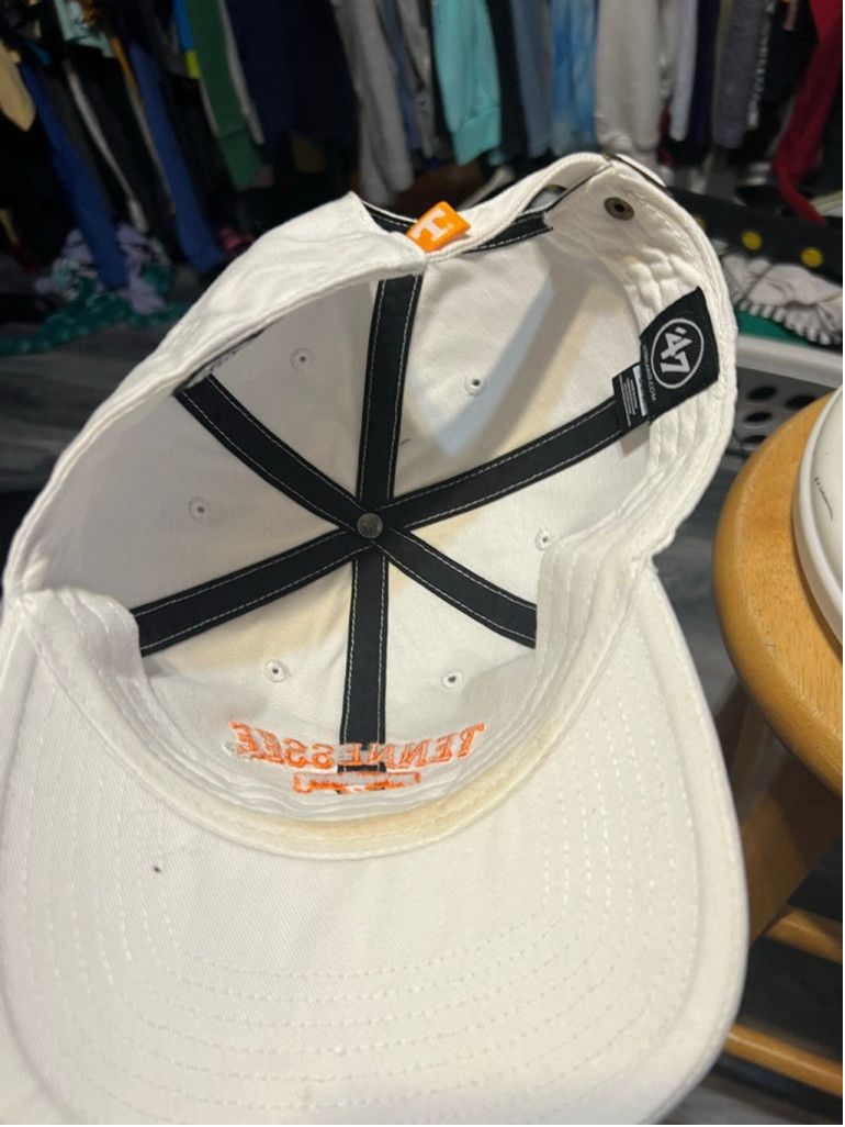 47 Men's '47 Tennessee Volunteers White Orange Baseball Cap Size ONE SIZE - 5 Thumbnail