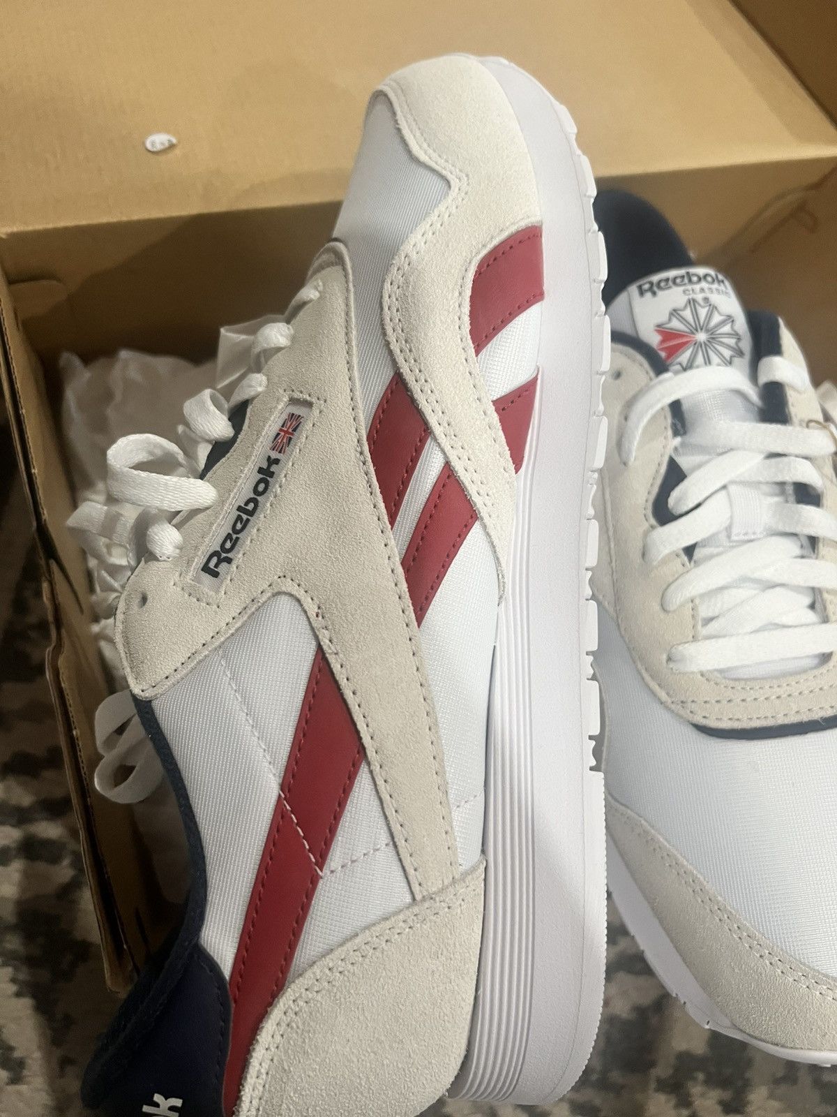 Reebok Reebok Classics White Blue Size US 12 / EU 45 - 10 Thumbnail