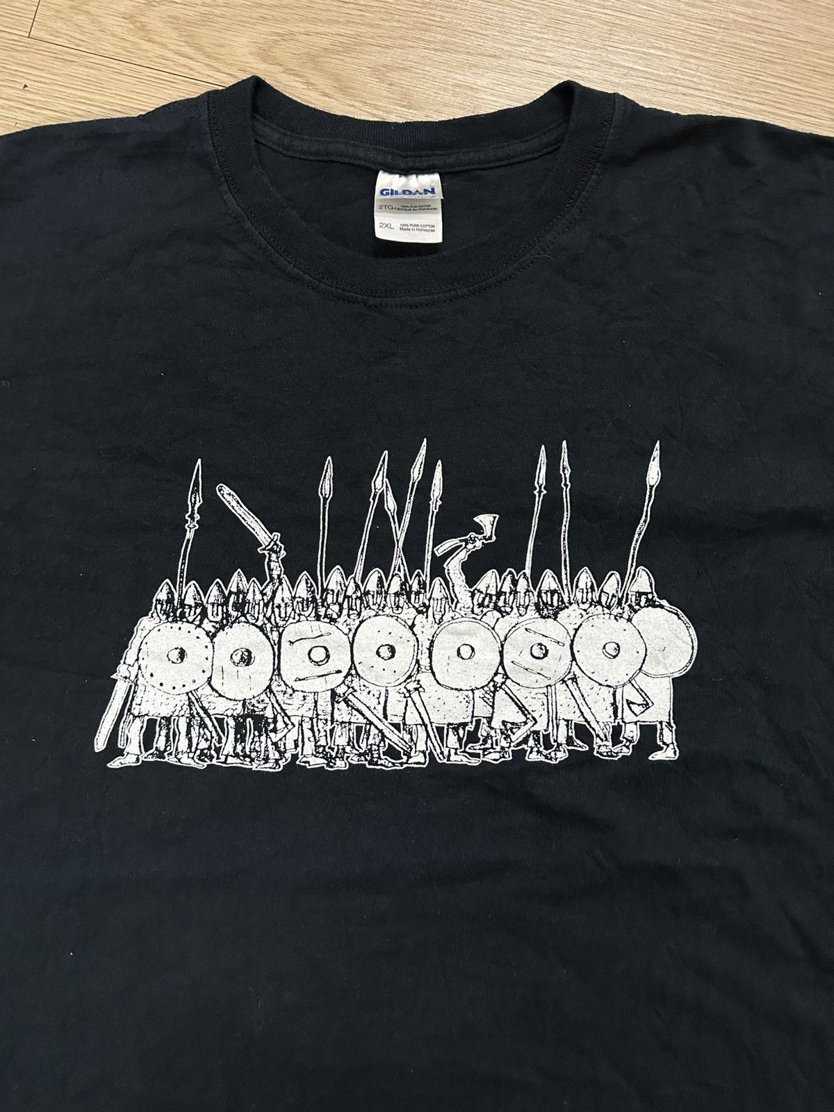 Band Tees × Vintage Rare Beautiful Vintage The Viking World Tour Metal Band Tee Size US XXL / EU 58 / 5 - 3 Thumbnail