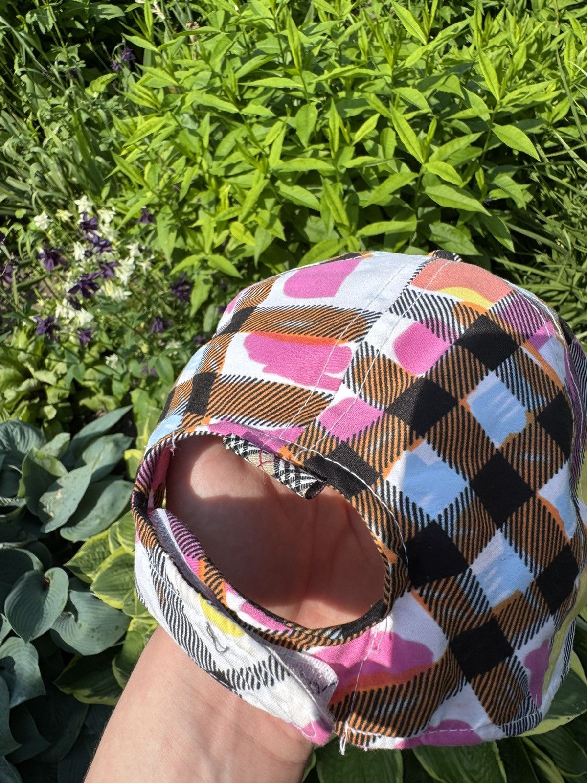 Burberry × Vintage Vintage Burberry Y2K camo Nova Check rare cap luxury Size ONE SIZE - 8 Thumbnail