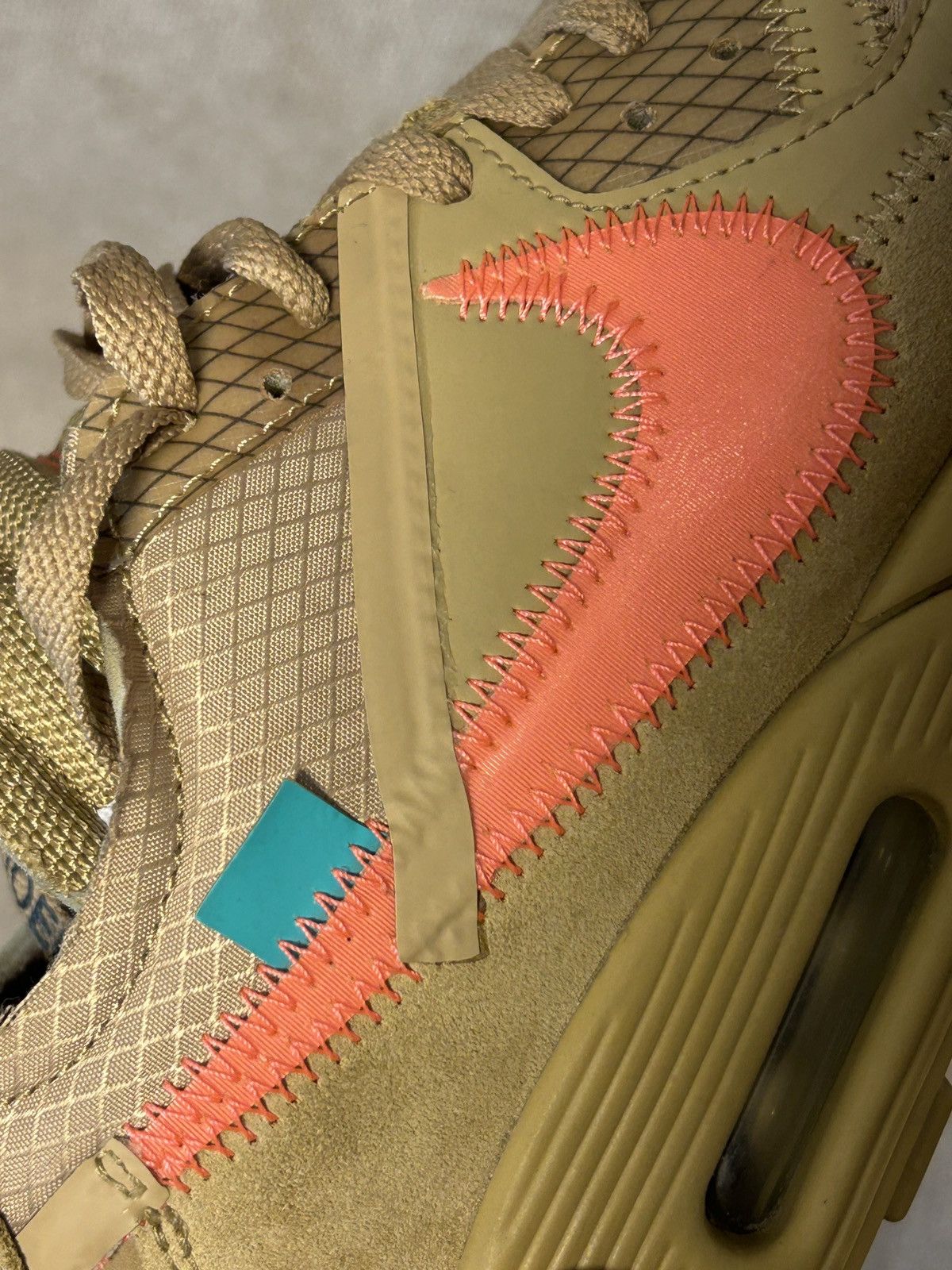 Nike × Off-White Nike Air Max 90 Off-white Desert Ore Size US 7 / EU 40 - 10 Thumbnail