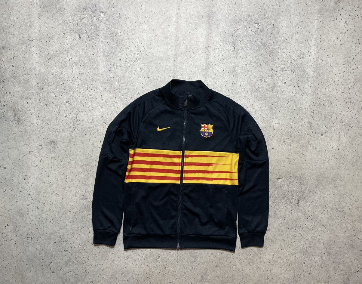 Nike Vintage Nike FC Barcelona Drill Y2K Full Zip Jacket Size US S / EU 44-46 / 1 - 1 Thumbnail