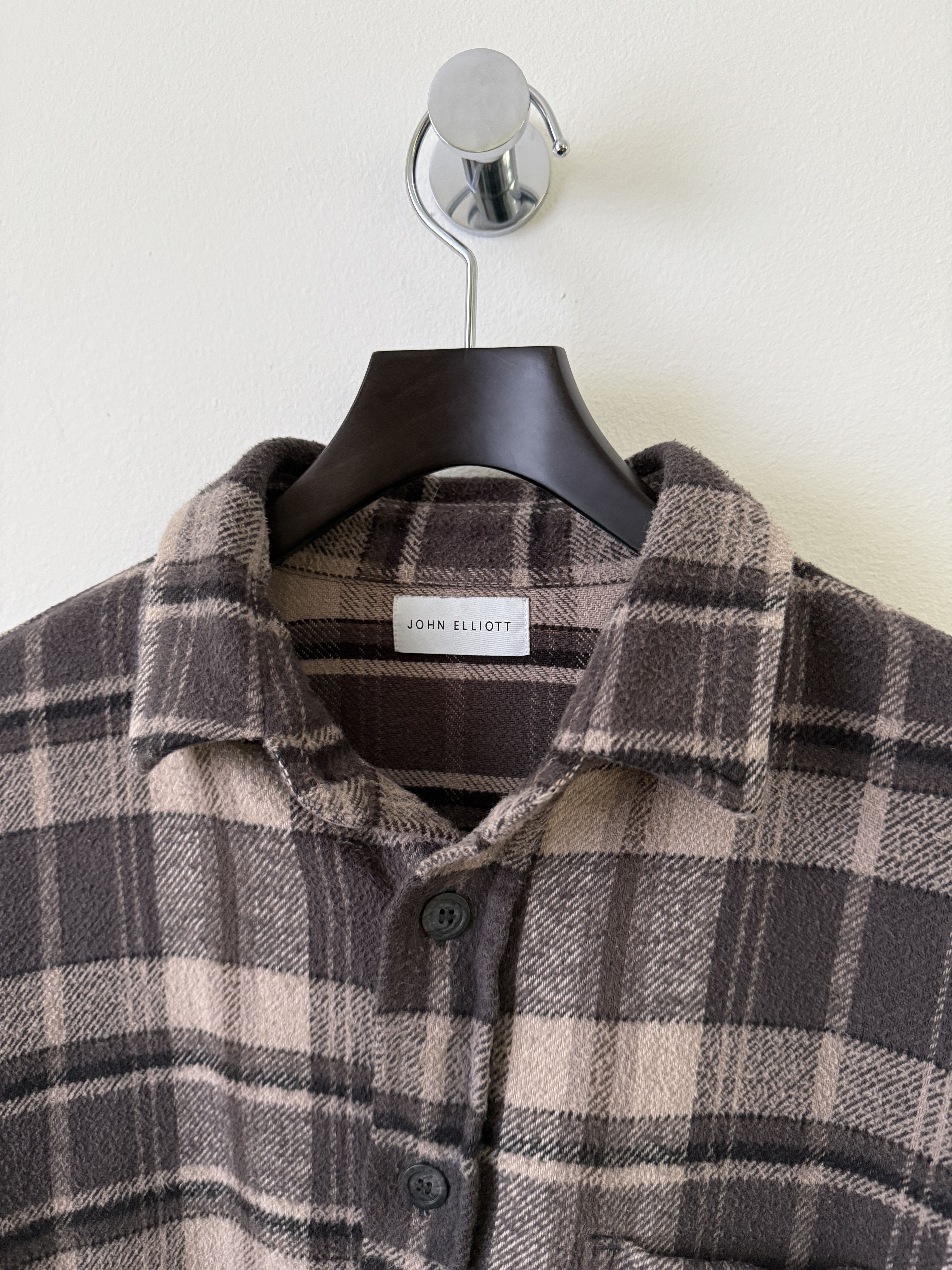 John Elliott Hemi Oversized Flannel Shirt / Lagoon Check Size US M / EU 48-50 / 2 - 10 Thumbnail