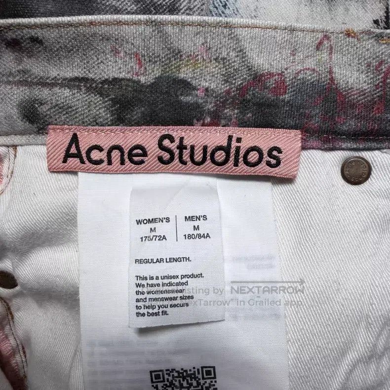 Acne Studios Acne Studios 1981 Vintage Graffiti Denim Pants Size US 31 - 6 Thumbnail
