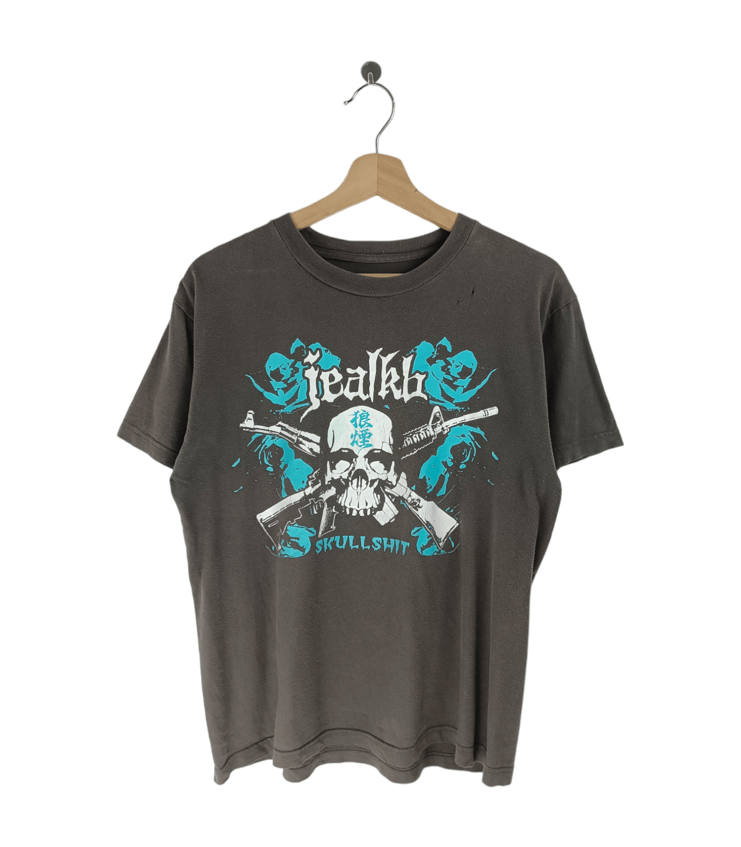 Band Tees THRASHED FADED VINTAGE JEALKB SKULLSHIT PUNK METAL GRUNGE Size US M / EU 48-50 / 2 - 1 Thumbnail