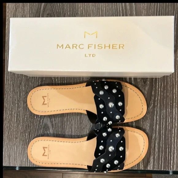 Marc Fisher Marc Fisher Paxton Slides. Size 8.5. NWOT Size US 8.5 / IT 38.5 - 3 Thumbnail