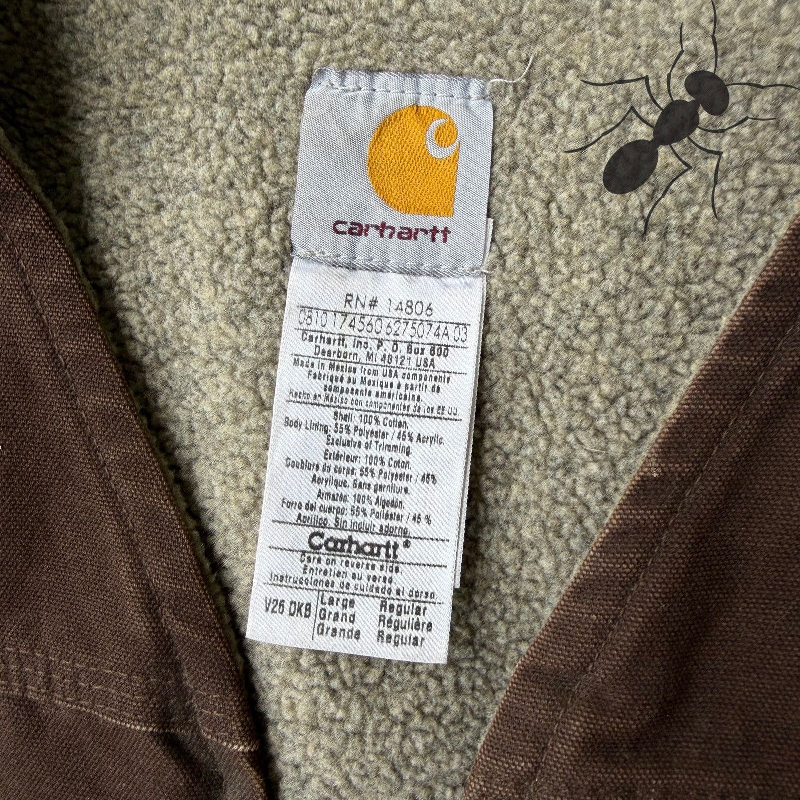 Carhartt × Vintage Carhartt V26 DKB brown work wear vest Size US L / EU 52-54 / 3 - 3 Thumbnail
