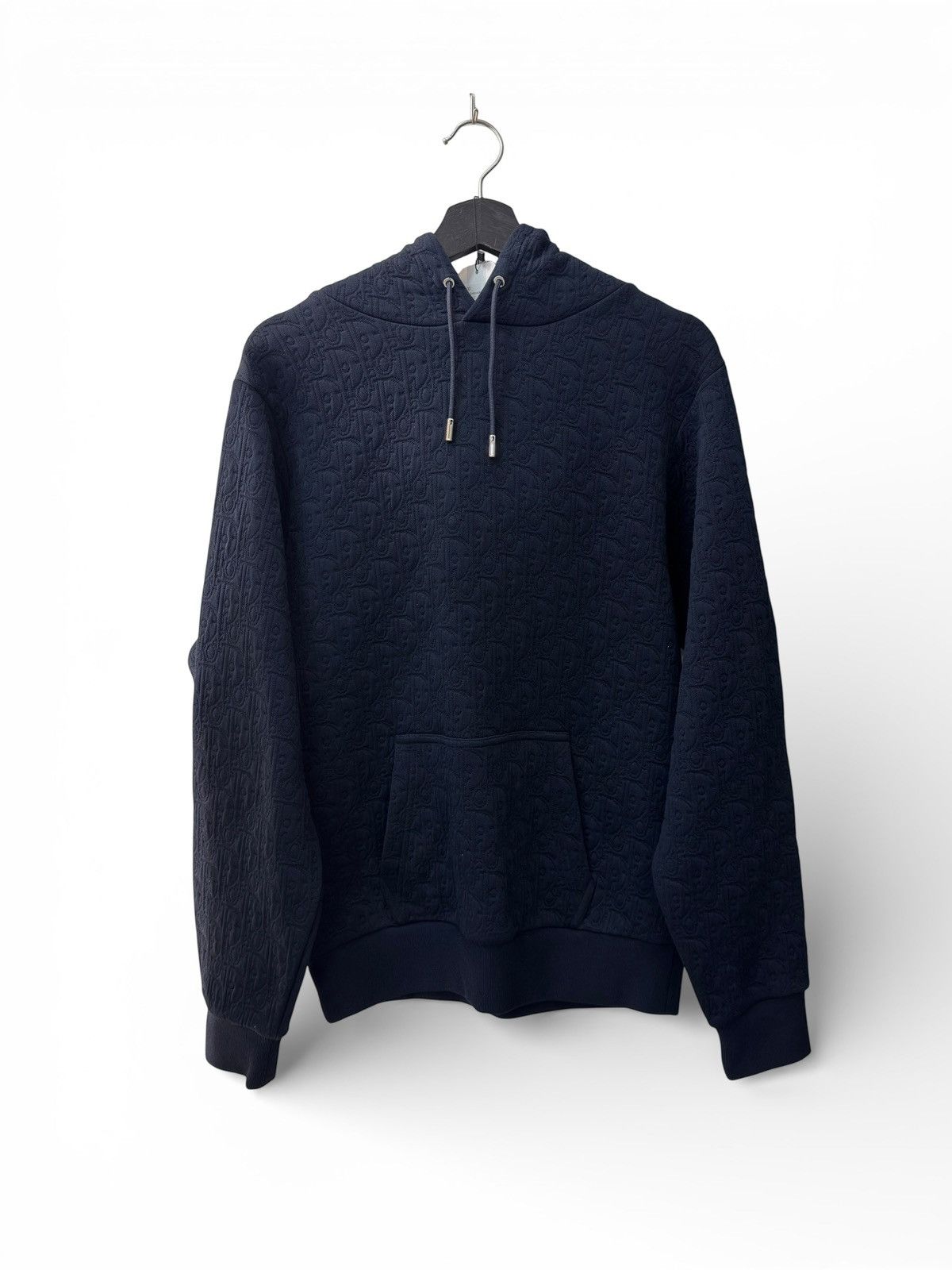Dior Dior Navy Embroidered Oblique Hoodie Size US XS / EU 42 / 0 - 1 Thumbnail