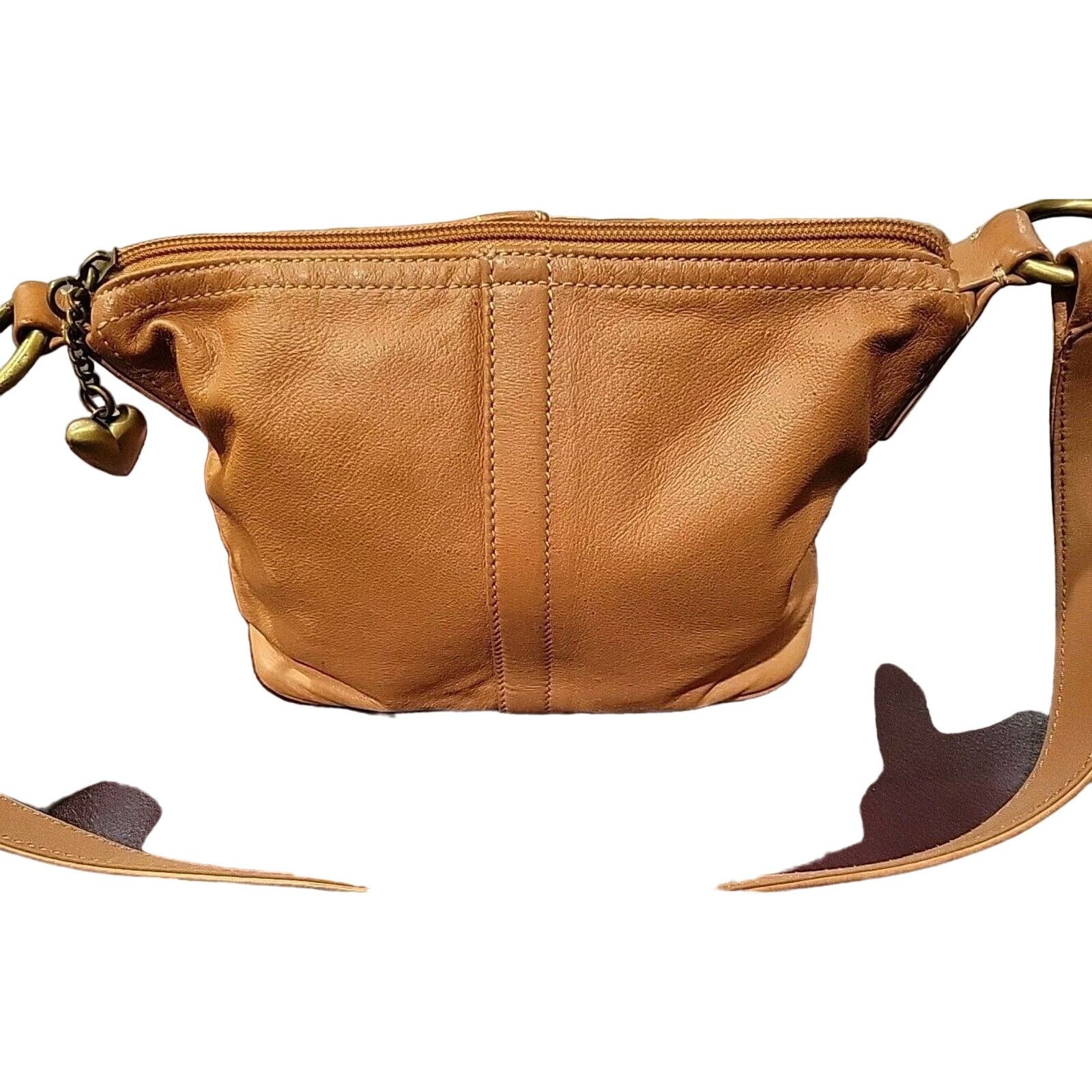 St. Johns Bay St. Johns Bay Genuine Tan Leather Purse Bag Great Condition Size ONE SIZE - 1 Thumbnail
