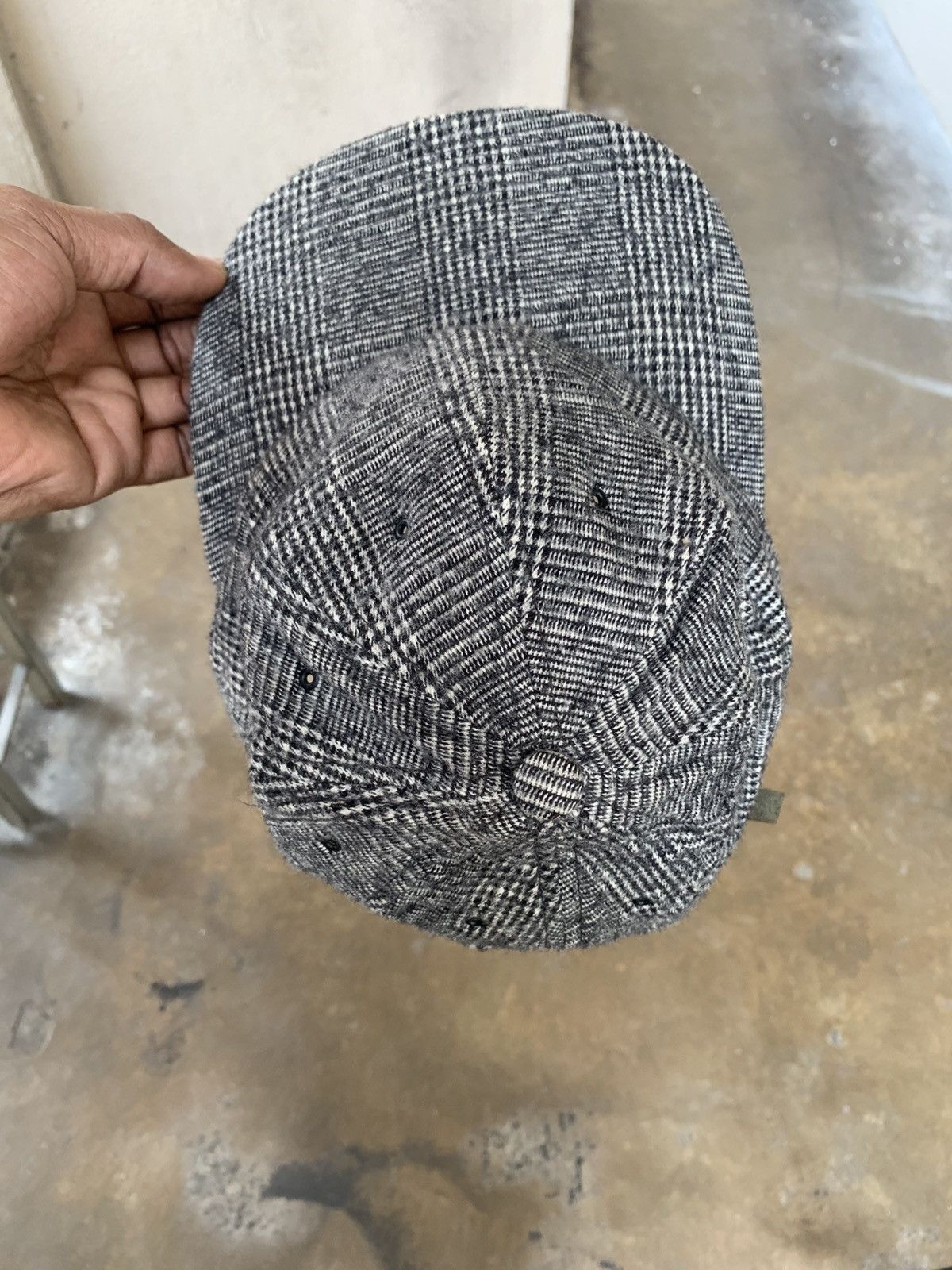 Japanese Brand [POTEN] Glen Check Baseball Cap Size ONE SIZE - 4 Thumbnail