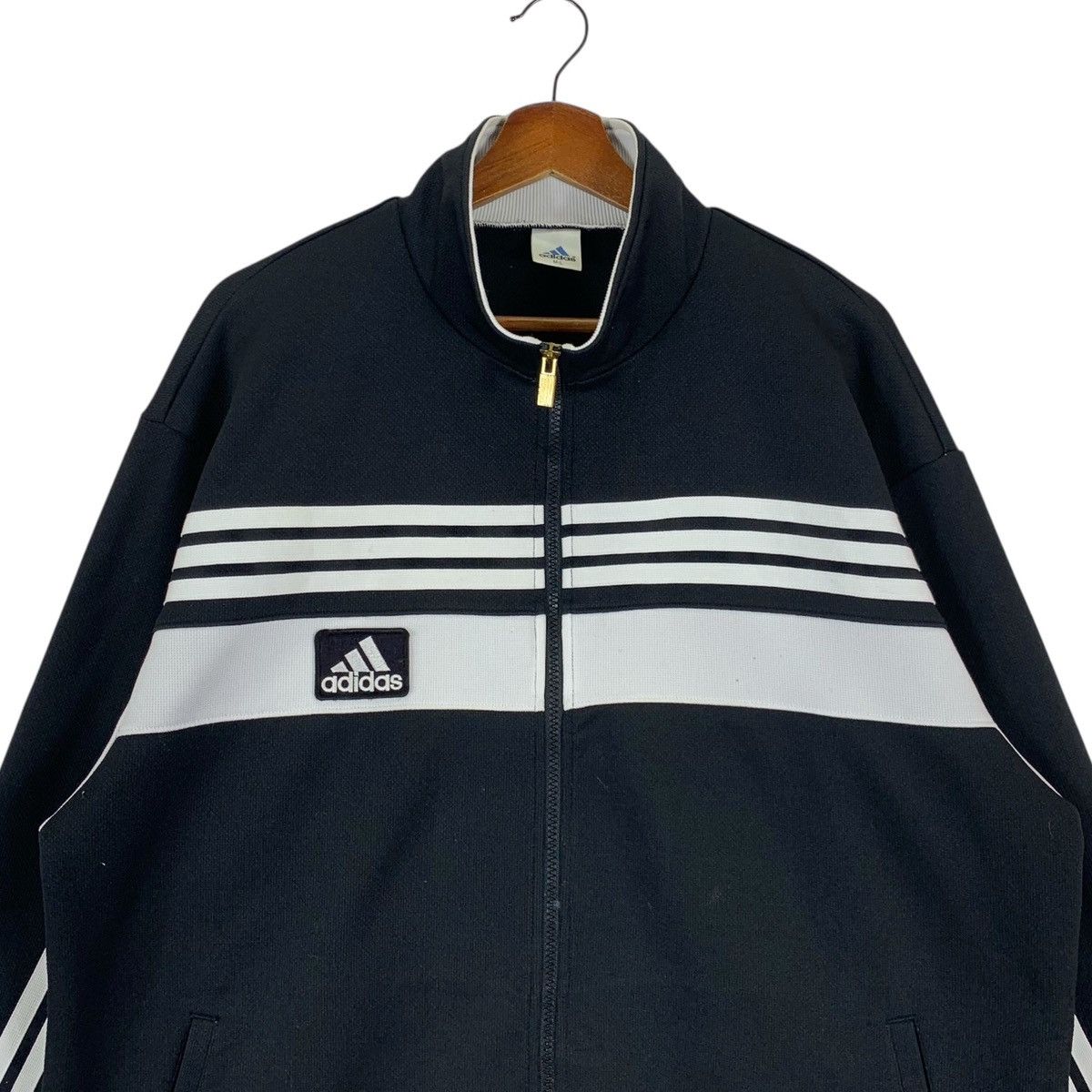 Adidas Vintage Adidas Descente Full Zipper Sweater Jacket Size US M / EU 48-50 / 2 - 2 Thumbnail