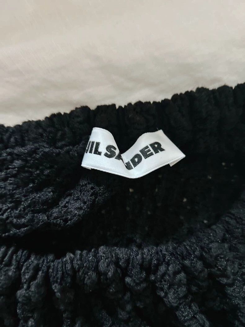 Jil Sander Jil Sander Black floral lace top Size XS / US 0-2 / IT 36-38 - 3 Thumbnail