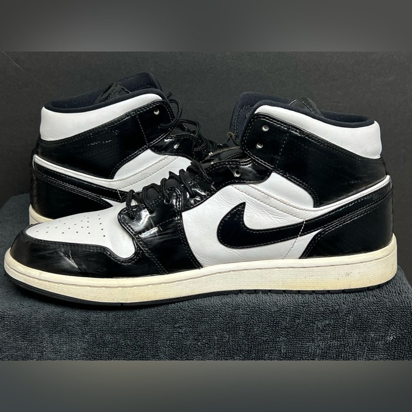 Jordan Brand Nike Air Jordan 1 Mid SE All Star Carbon Fiber Mens Size 12 Size US 12 / EU 45 - 6 Thumbnail