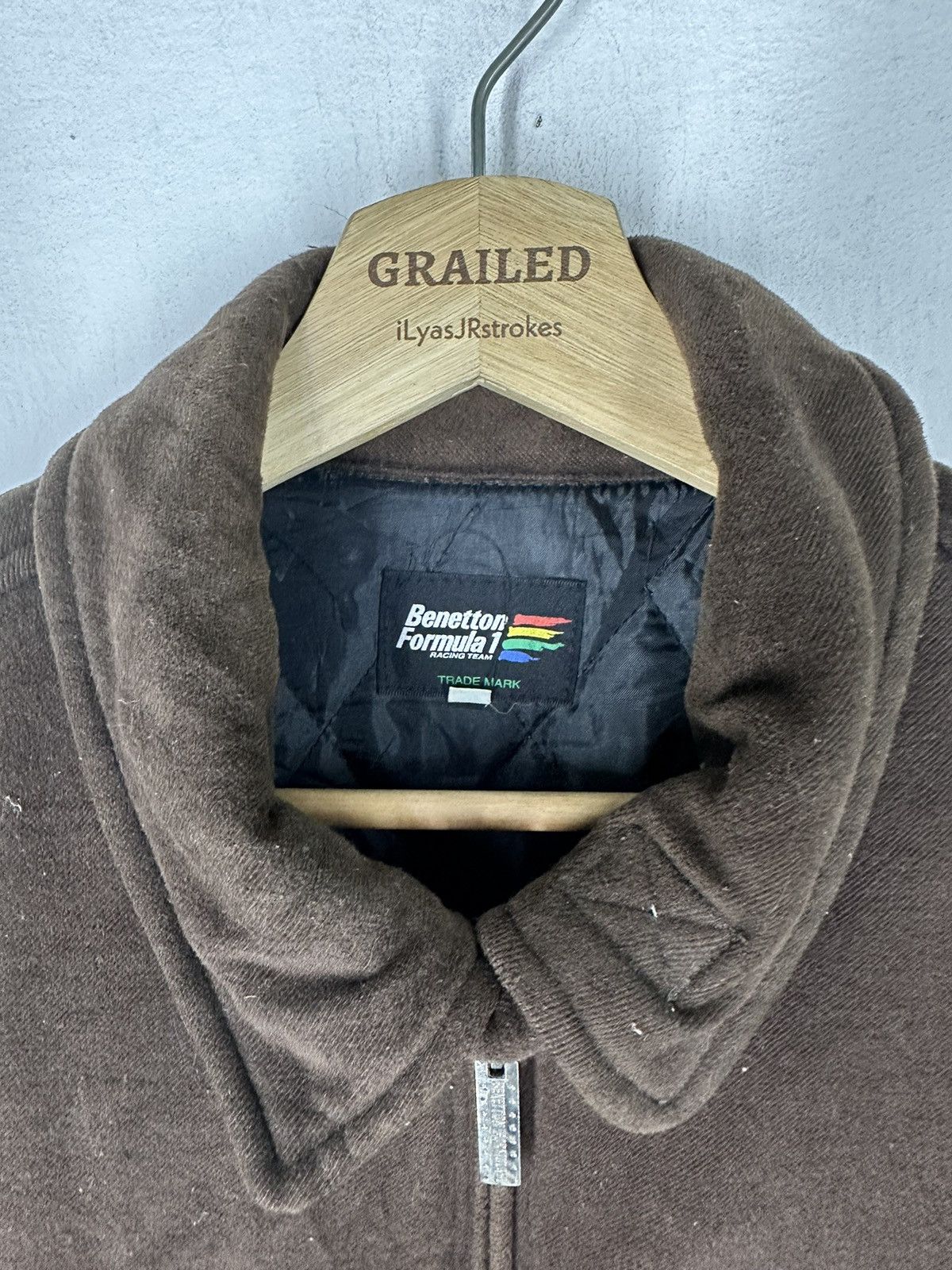 United Colors Of Benetton Vtg Benetton Formula 1 Racing Team Bomber Jacket Size US M / EU 48-50 / 2 - 17 Thumbnail