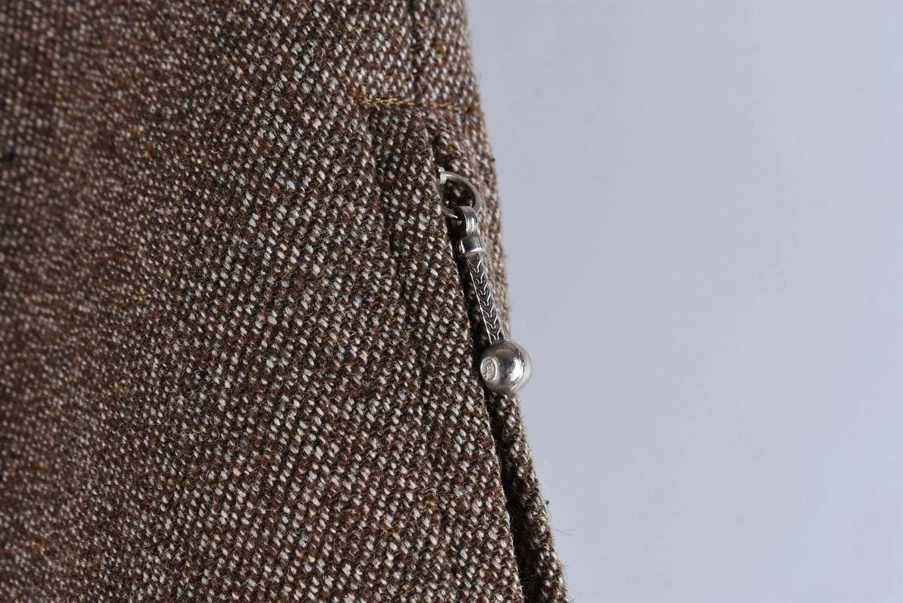 Moncler Moncler Grenoble Vintage Wool Blend Trousers Brown W35 / L20 Size US 30 / EU 46 - 5 Thumbnail