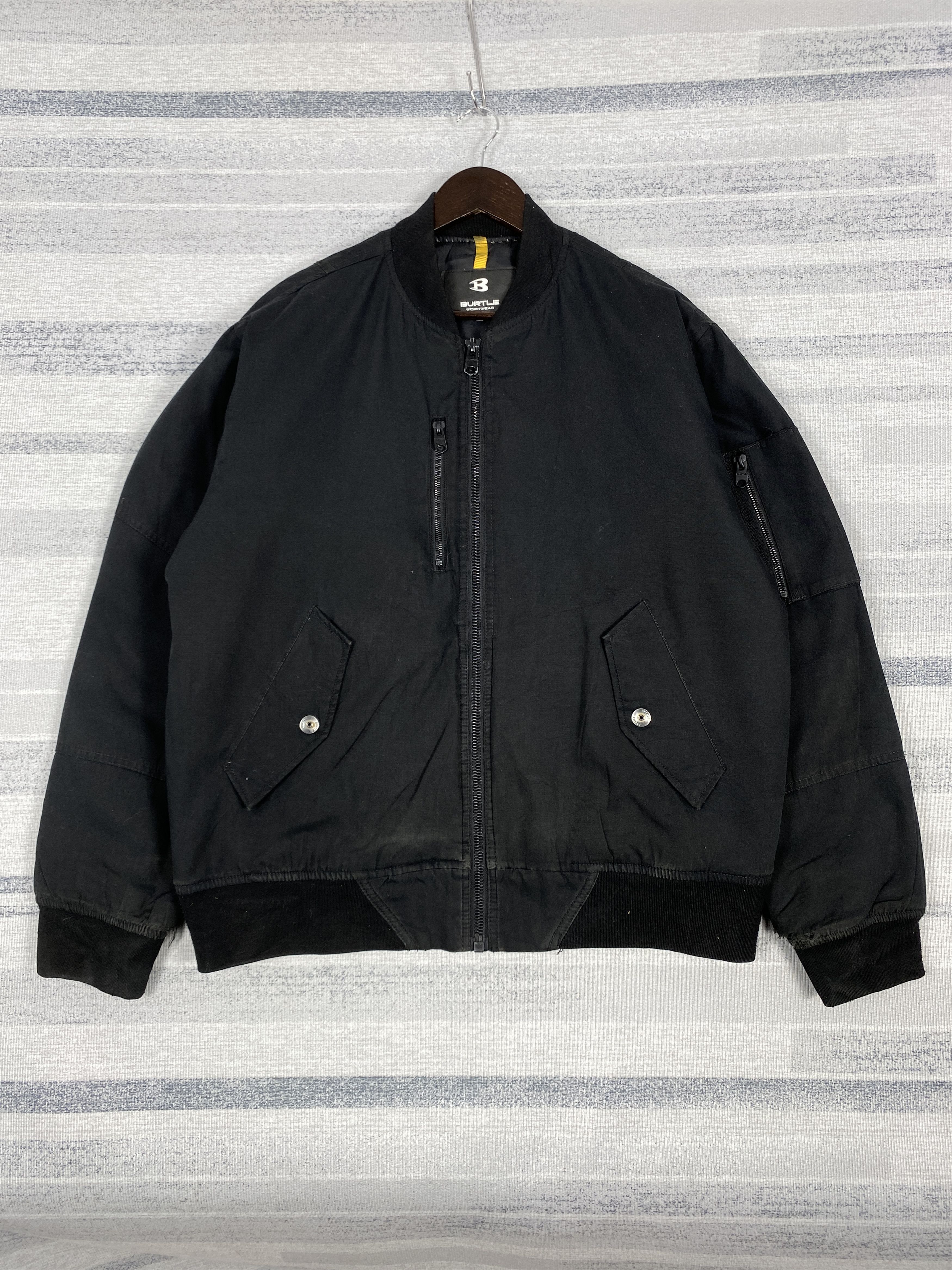 Japanese Brand Vintage Burtle Bombers Jacket K0215 Size US XXL / EU 58 / 5 - 1 Thumbnail