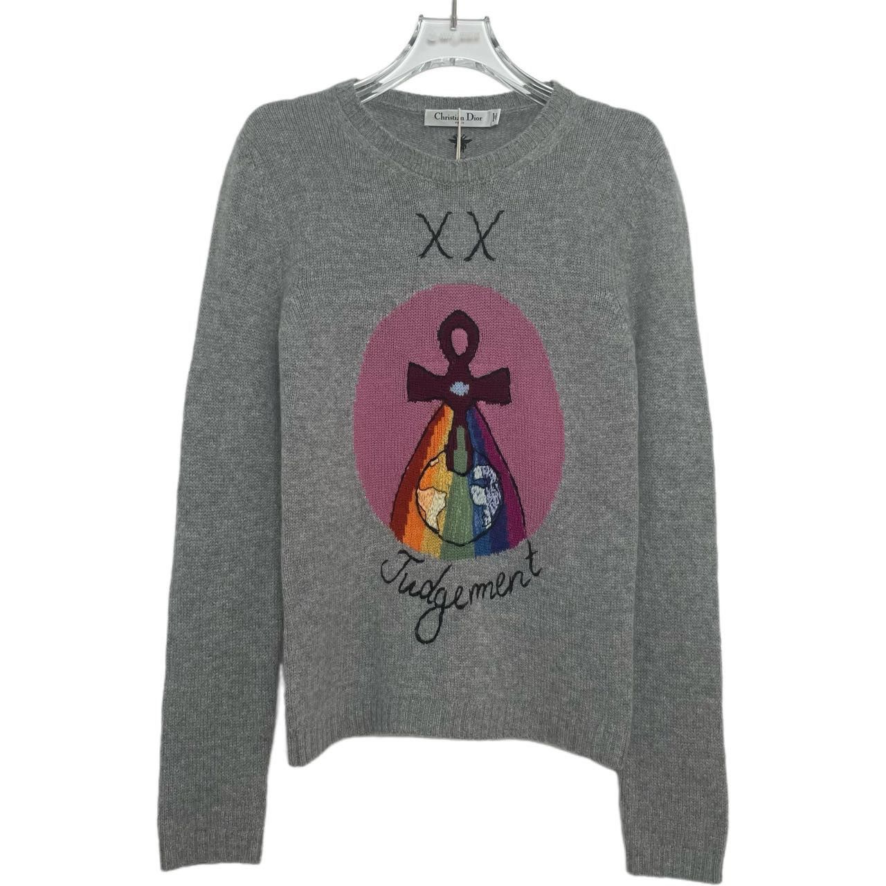 Dior Dior Grey Wool Knit Sweater K26WX Size XS / US 0-2 / IT 36-38 - 1 Thumbnail