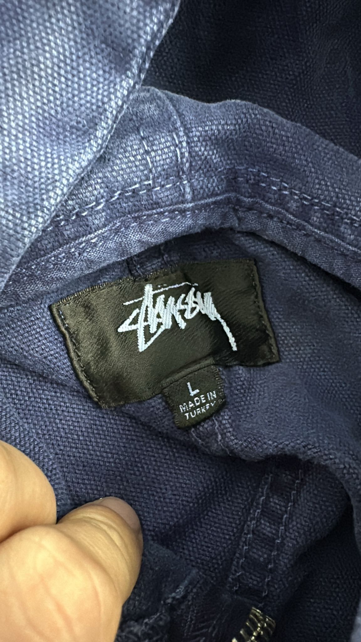 Stussy × Vintage Stussy Stussy Stone Washed Canvas Work Jacket Size US L / EU 52-54 / 3 - 10 Thumbnail