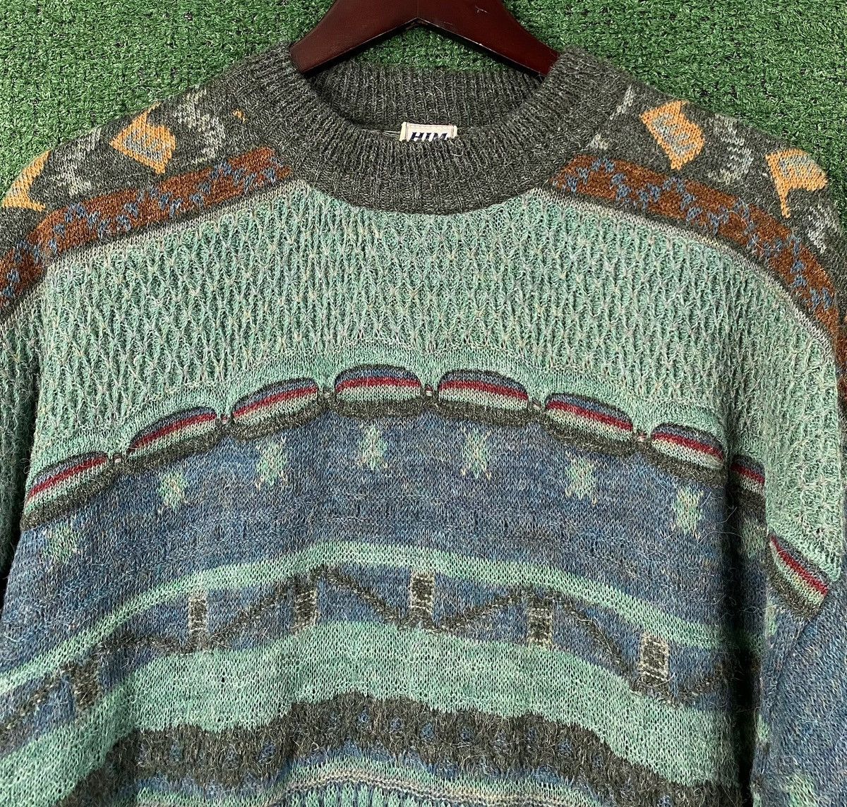 Other 90’s HIM Collection Coogi Style Wool Blend Sweater Mens XL Size US XL / EU 56 / 4 - 2 Thumbnail