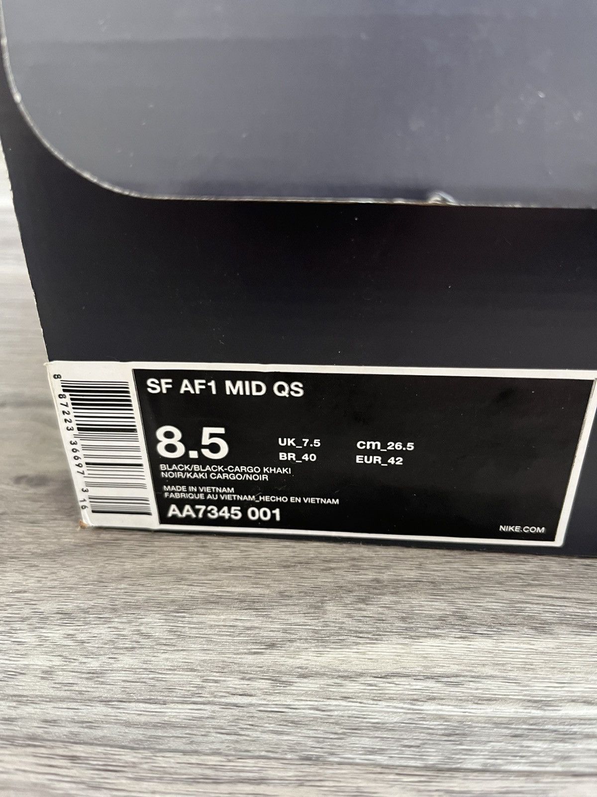 Nike Nike sf-af1 mid black Size US 8.5 / EU 41-42 - 11 Thumbnail
