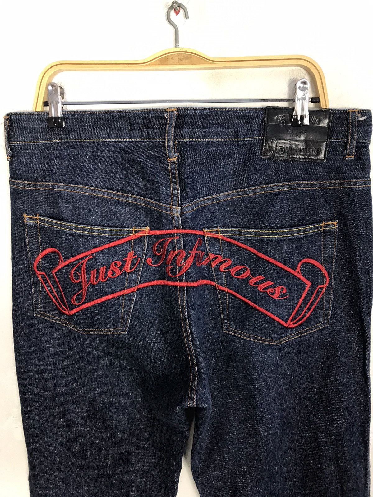 Japanese Brand ILL’s Just Infamous Indigo Denim Straight Cut Fits Size 36 Size US 36 / EU 52 - 4 Thumbnail