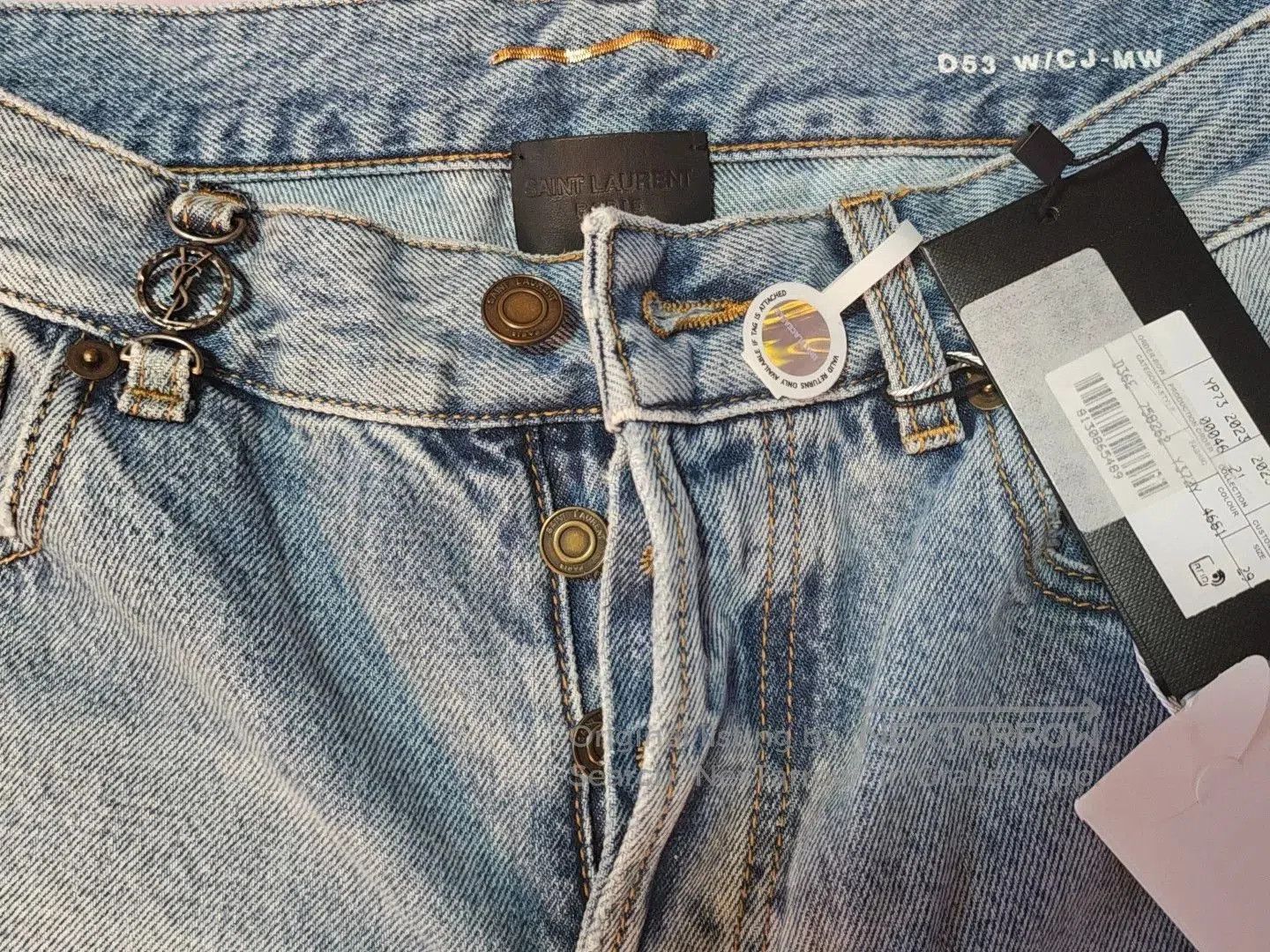 Saint Laurent Paris Saint Laurent 2023 FW Straight Jeans. Size 29" - 4 Thumbnail
