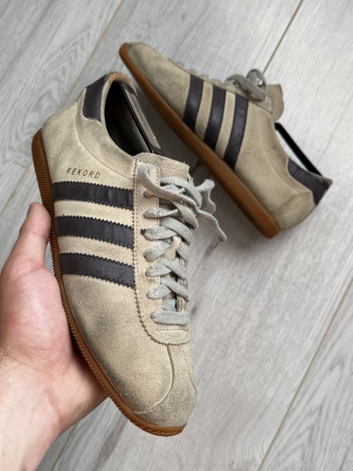 Vintage Vintage Adidas Record Sneakers 2003 Size US 6.5 / EU 39-40 - 1 Thumbnail