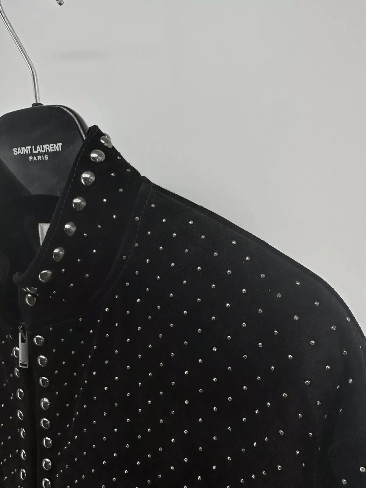 Yves Saint Laurent Saint Laurent Leather Suede Studded Jacket EU 46 Size US S / EU 44-46 / 1 - 12 Thumbnail