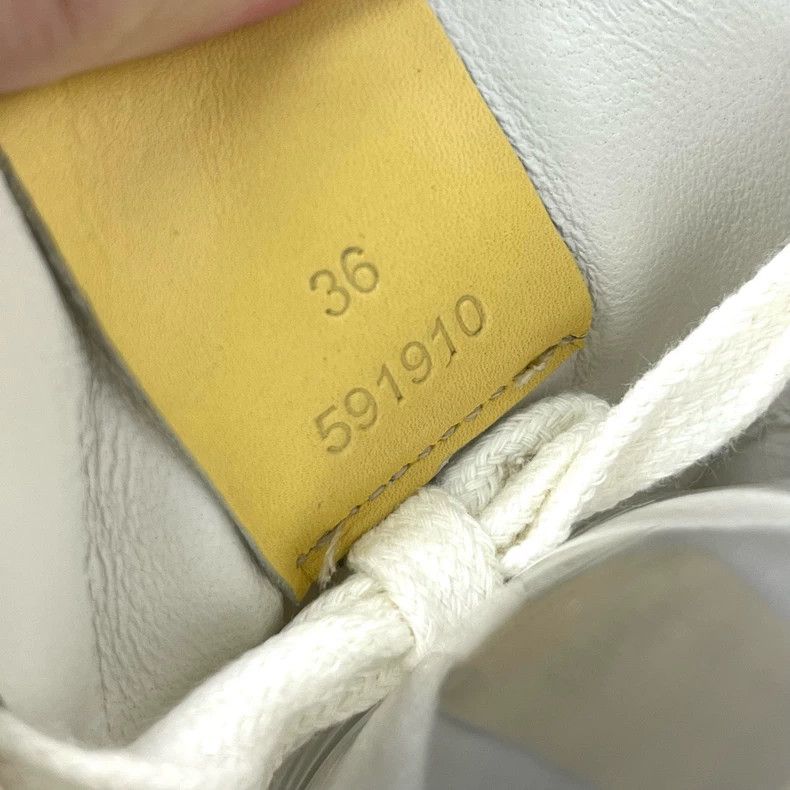 Loewe LOEWE White and yellow Gumpy shoes Size US 5.5 / IT 35.5 - 7 Thumbnail