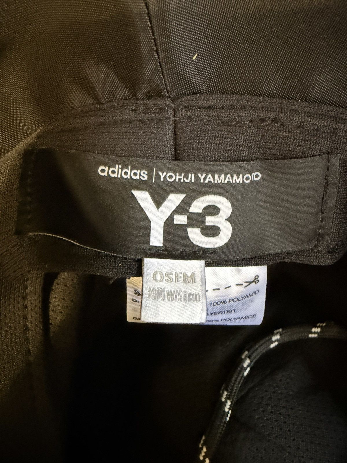 Y-3 Y-3 Yohji Yamamoto Strap-Fastening Bucket Hat Size ONE SIZE - 5 Thumbnail