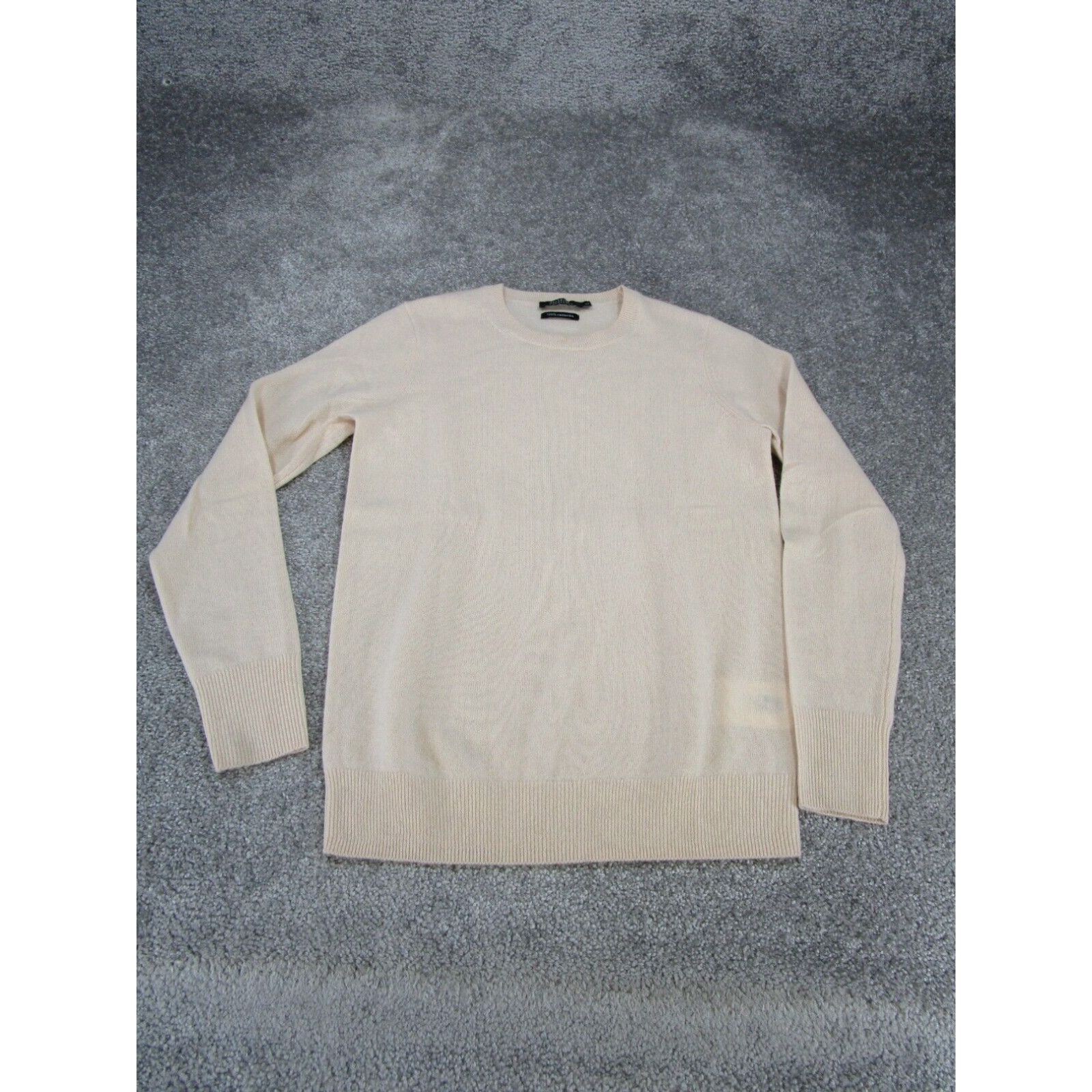 Image of Vintage Lafayette Sweater Womens Xs Ivory Cashmere Pullover in White