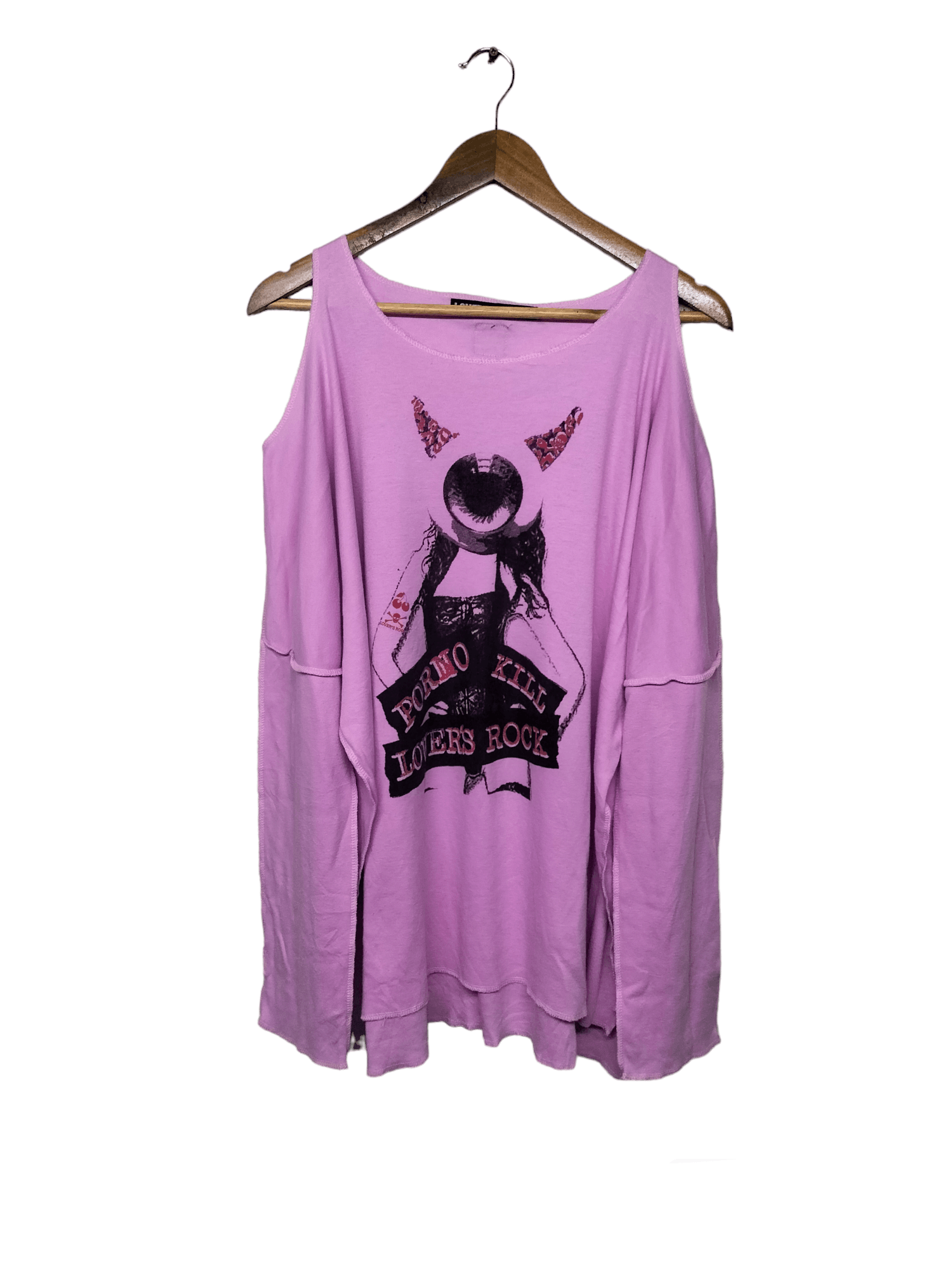 Japanese Brand porno kill lovers Rock punk tshirt harajuku styles Size ONE SIZE - 1 Thumbnail